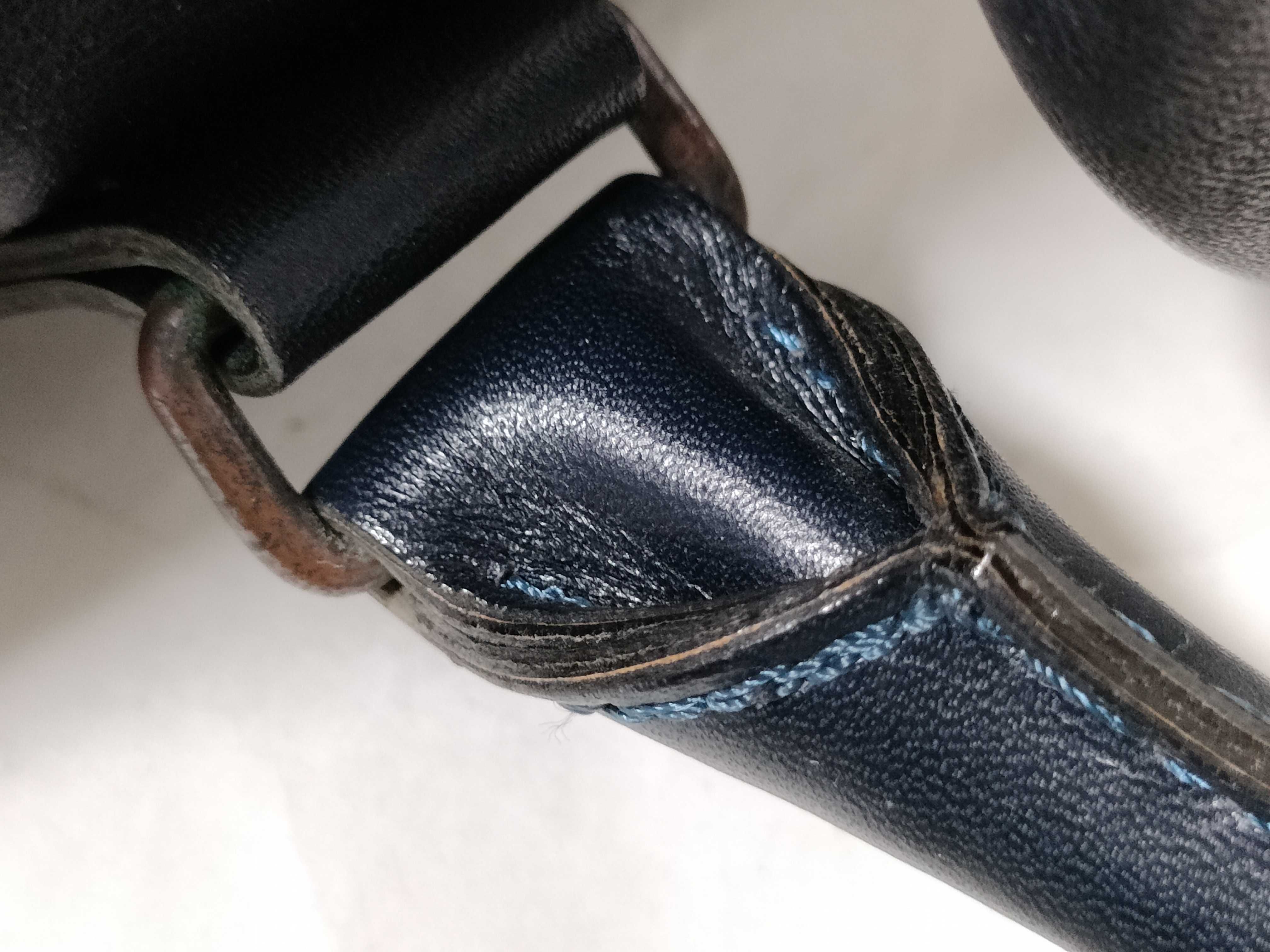 Leather Mini Boston Bag with Logo — view 6
