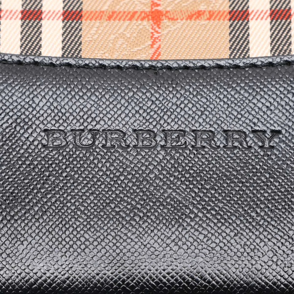Nova Check Shadow Horse Canvas x Leather Handbag Brown x Black — view 11