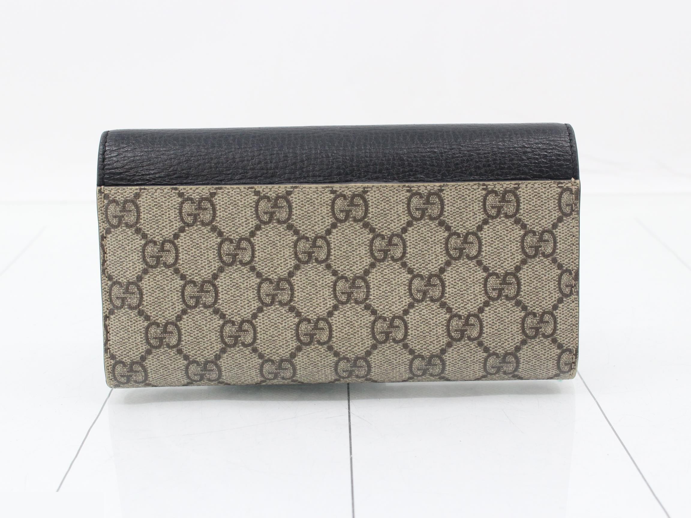 GG Supreme Bifold Long Wallet 456116 GG Marmont — view 2