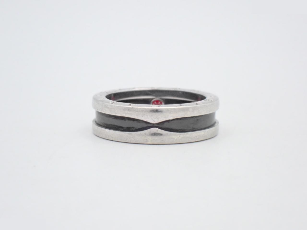 B.zero1 (precious metal) ring, stamped 58, actual size #17, 925g/6.6g