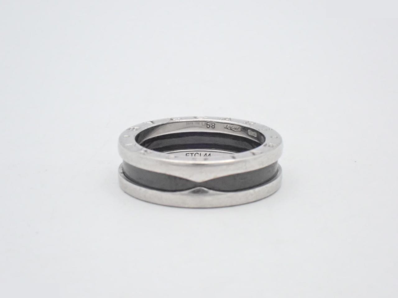 B.zero1 (precious metal) ring, stamped 58, actual size #17, 925g/6.6g — view 2