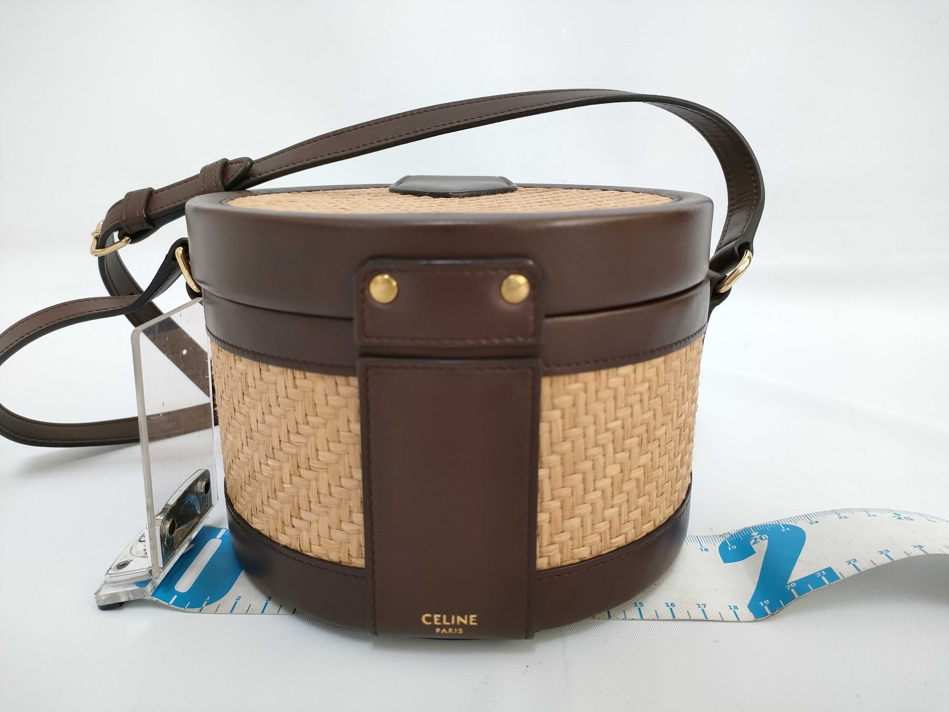 Tambour Tan Cylinder Box Shoulder Bag — view 2