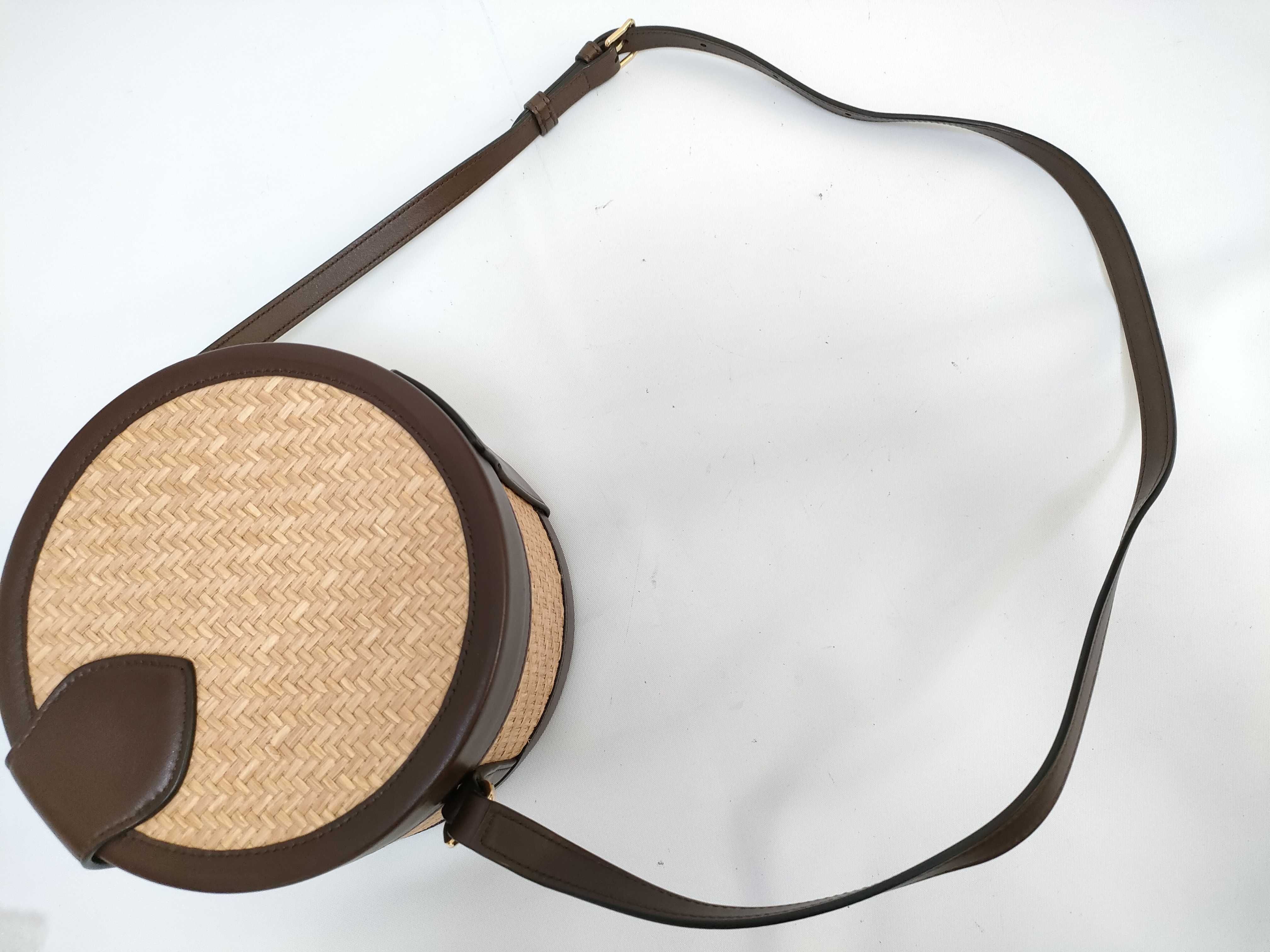 Tambour Tan Cylinder Box Shoulder Bag — view 4