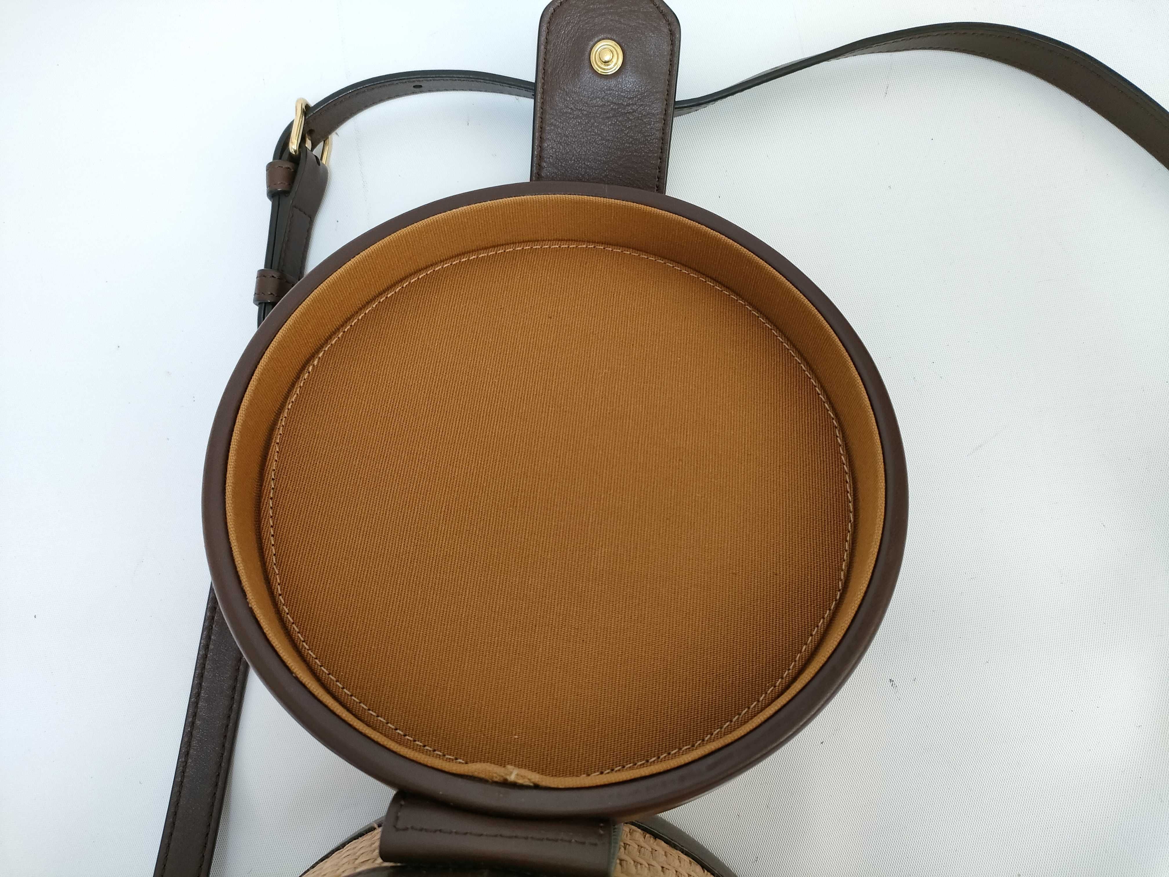 Tambour Tan Cylinder Box Shoulder Bag — view 7