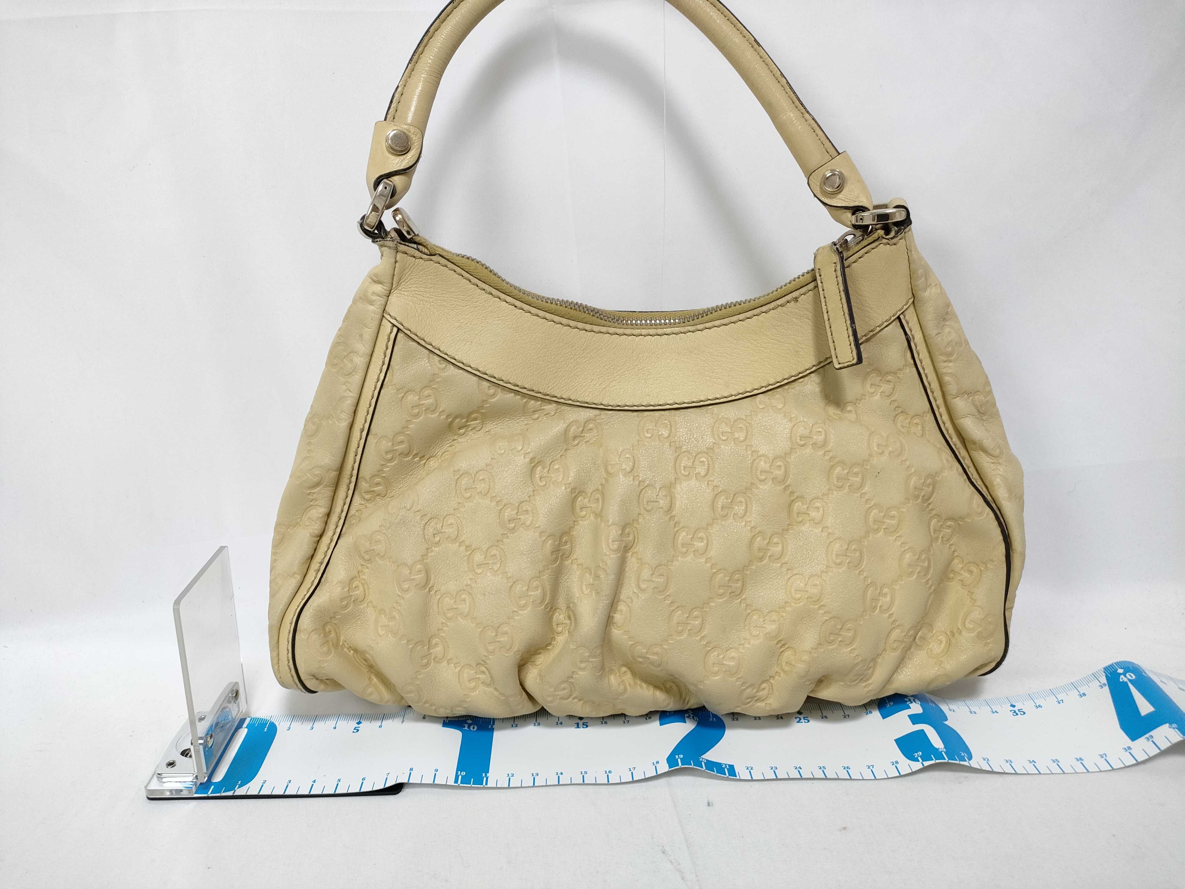 Yellow Leather D-Buckle Wrist Bag (Handbag) — view 2