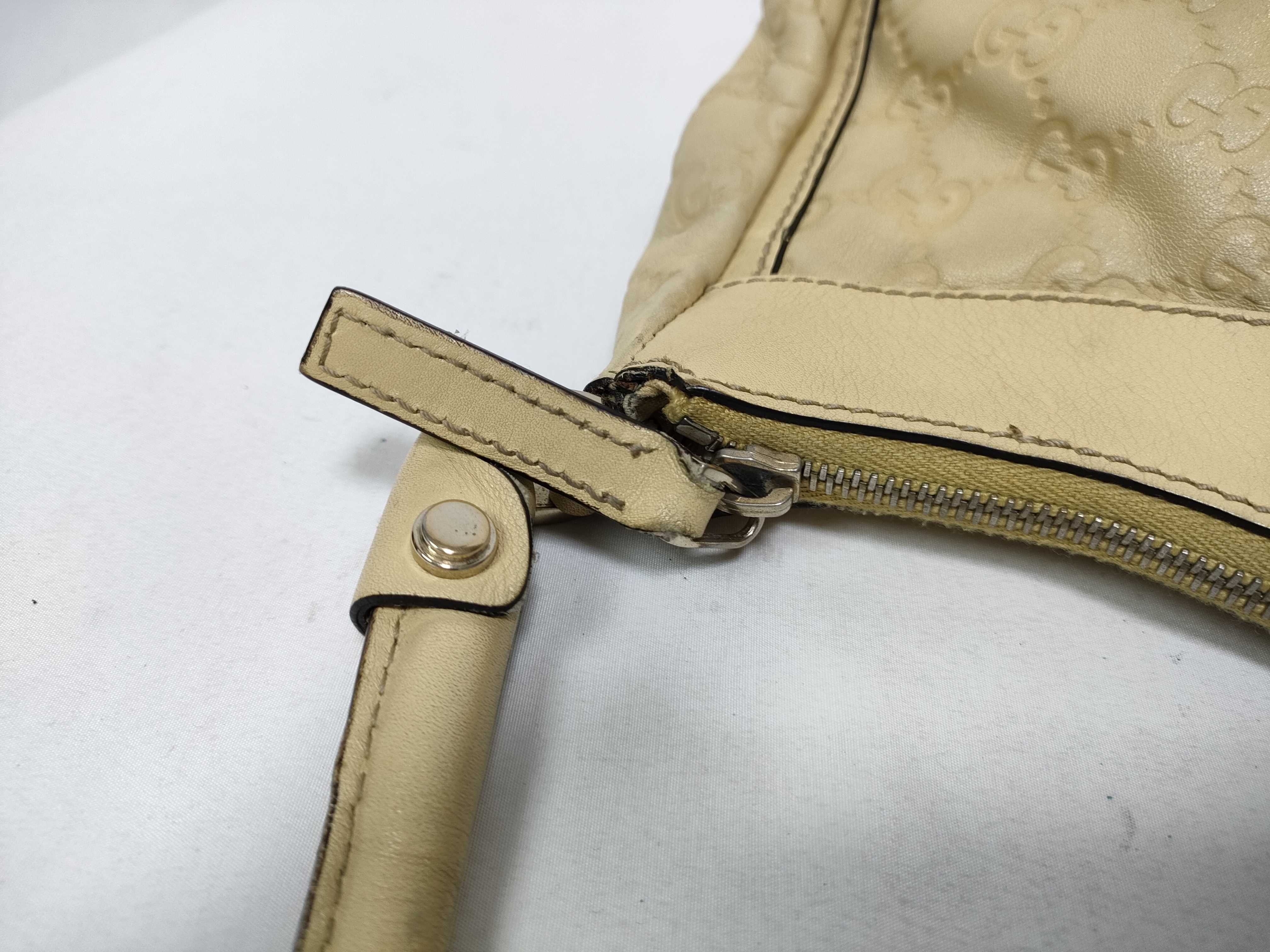 Yellow Leather D-Buckle Wrist Bag (Handbag) — view 12
