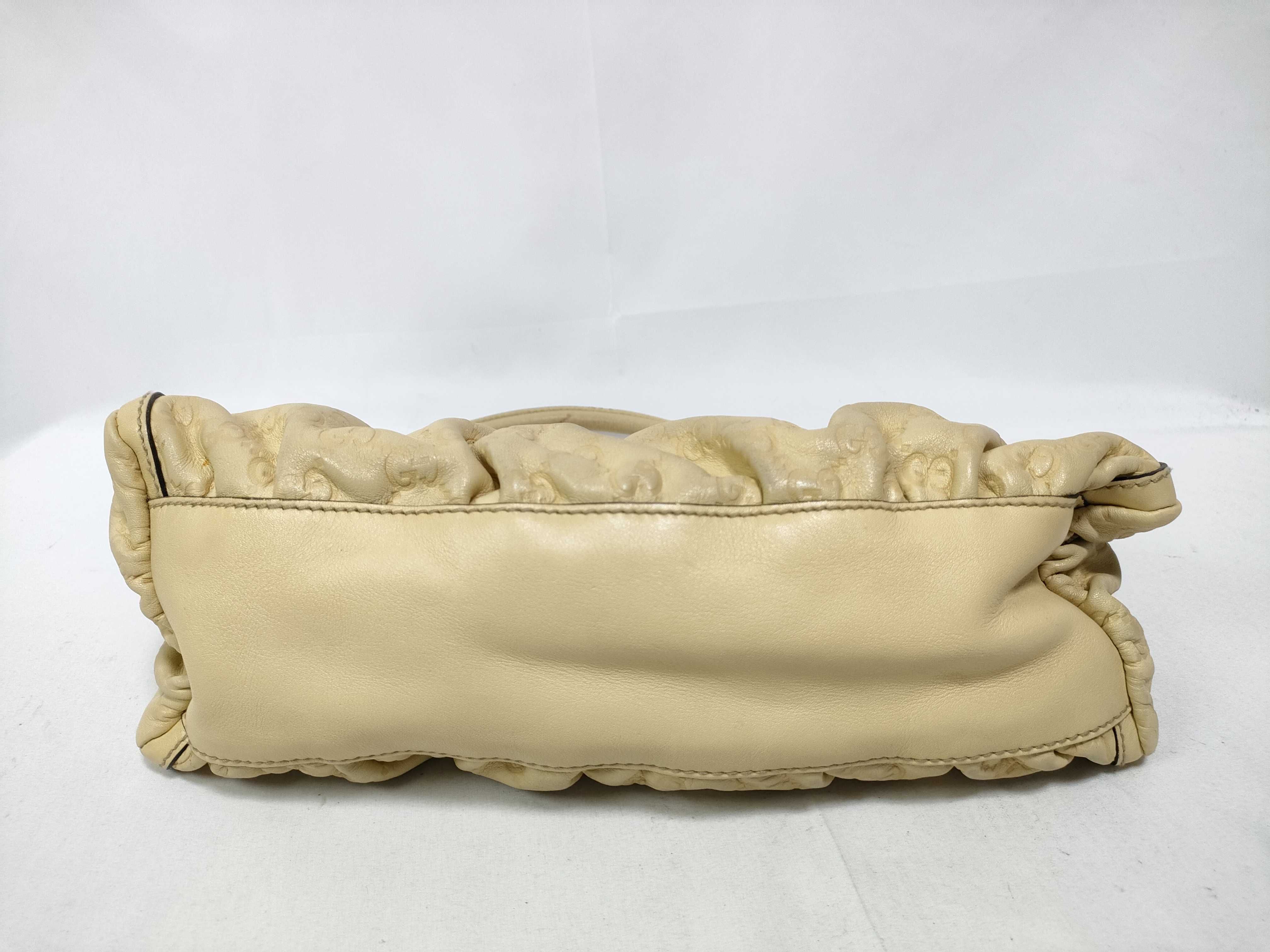 Yellow Leather D-Buckle Wrist Bag (Handbag) — view 3