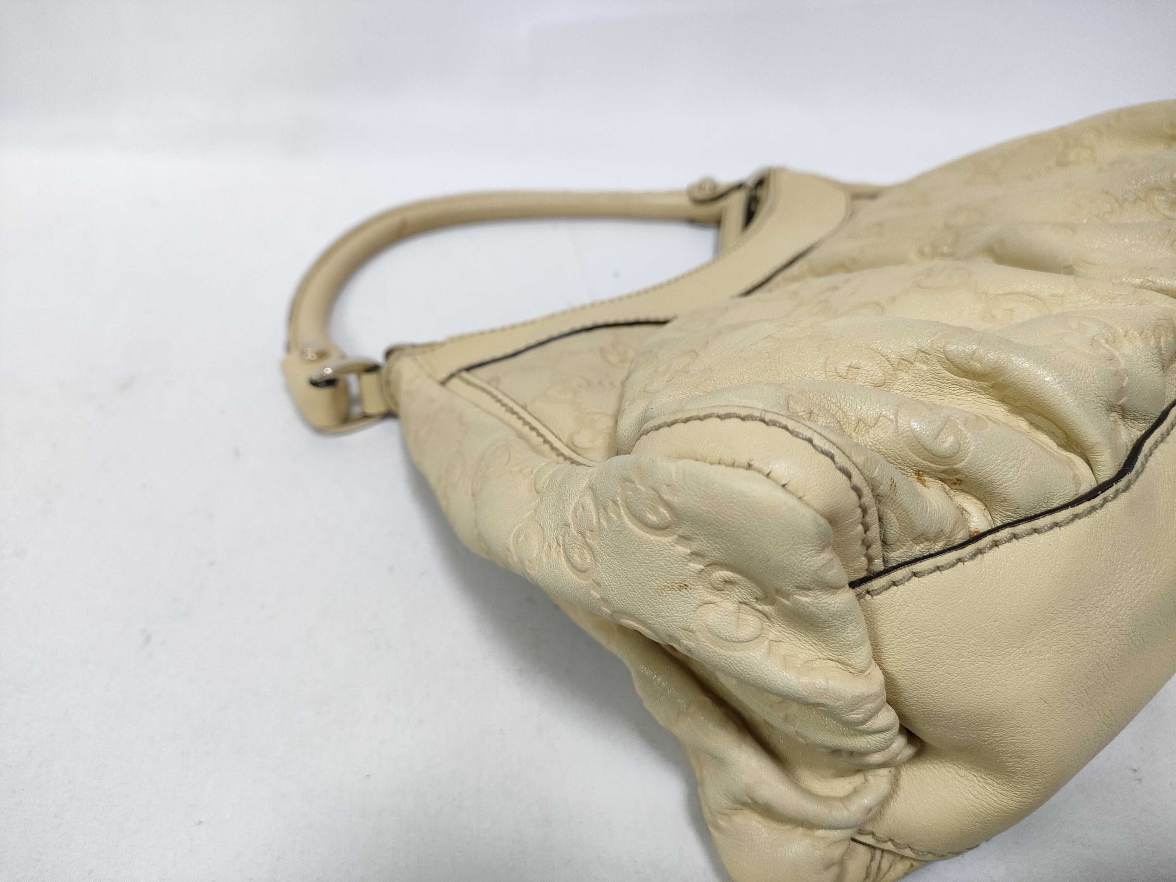 Yellow Leather D-Buckle Wrist Bag (Handbag) — view 5