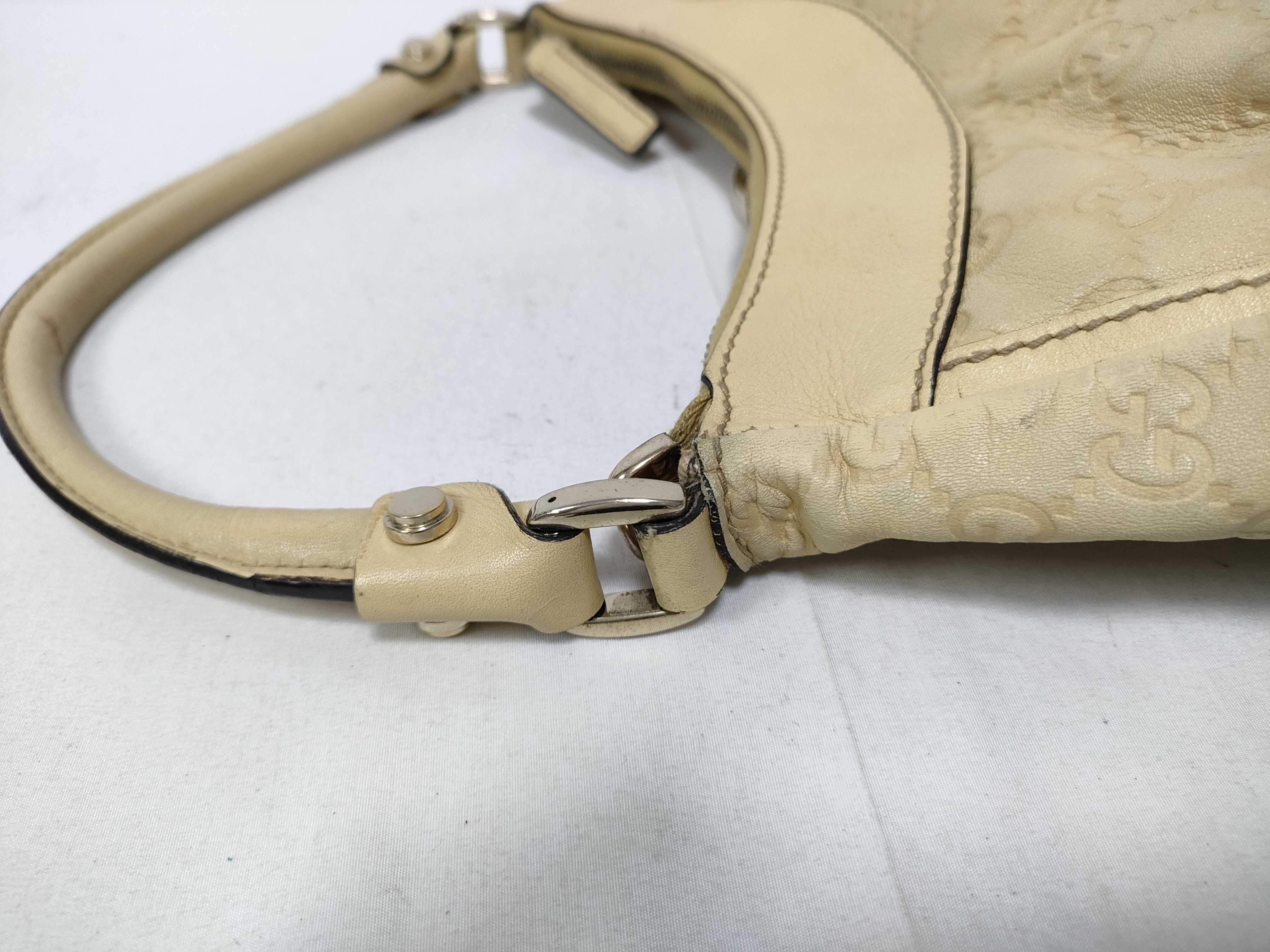 Yellow Leather D-Buckle Wrist Bag (Handbag) — view 7