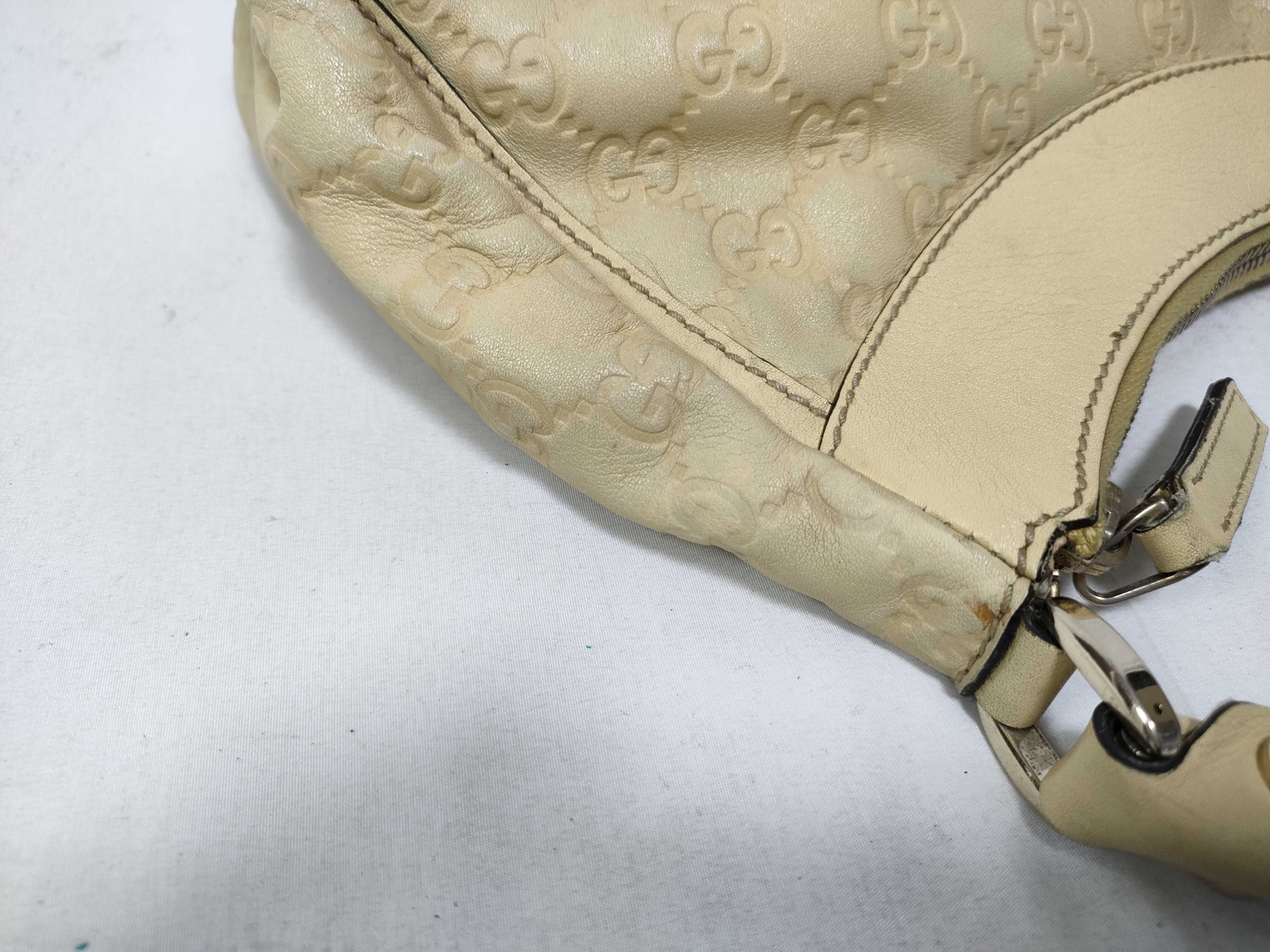 Yellow Leather D-Buckle Wrist Bag (Handbag) — view 9
