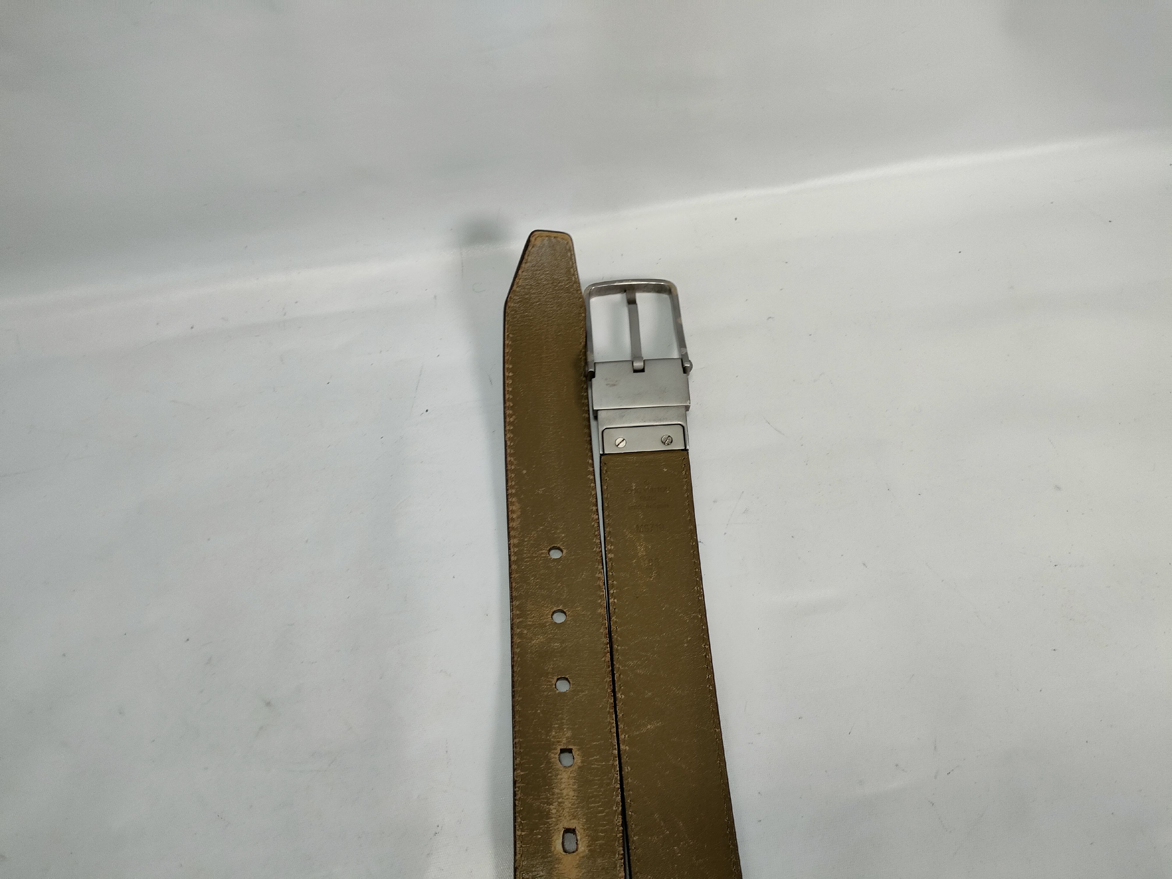Damier/Leather Belt Set Belt — view 13