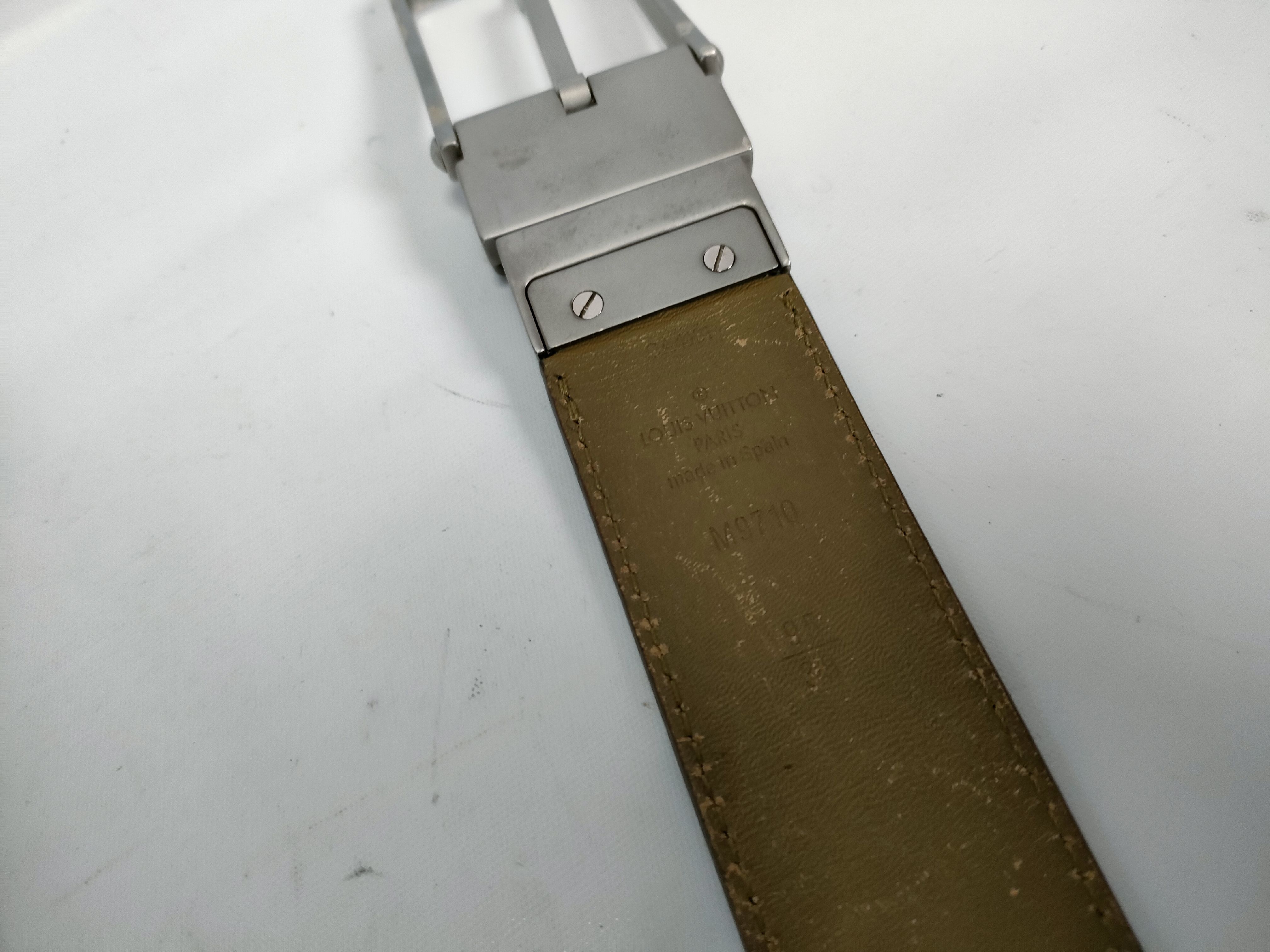 Damier/Leather Belt Set Belt — view 14