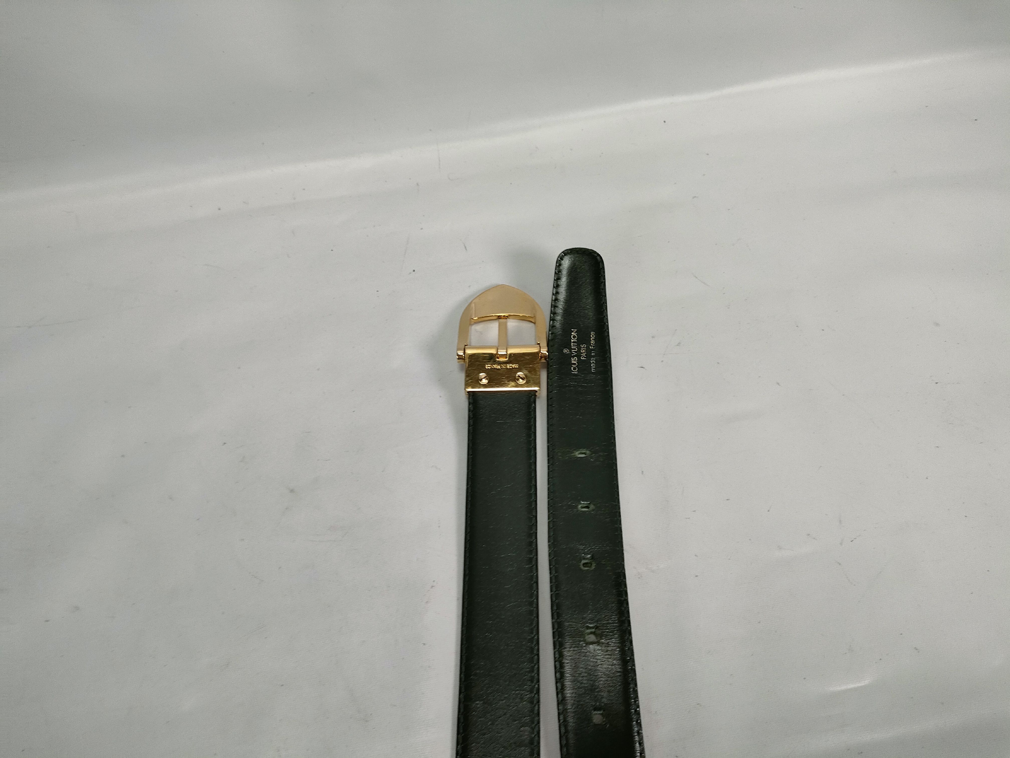 Damier/Leather Belt Set Belt — view 5