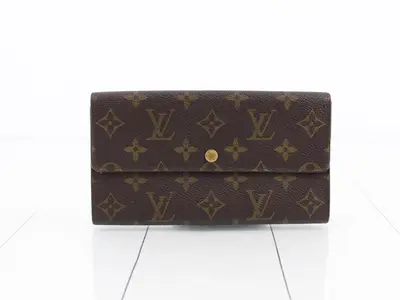Monogram Pochette Portemonnaie Credit Bi-fold Long Wallet