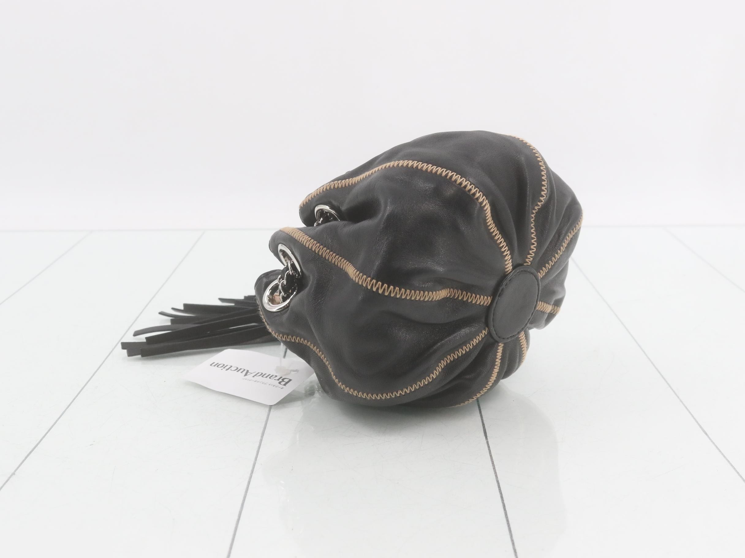 Drawstring bag, chain bag, fringe, icon — view 5