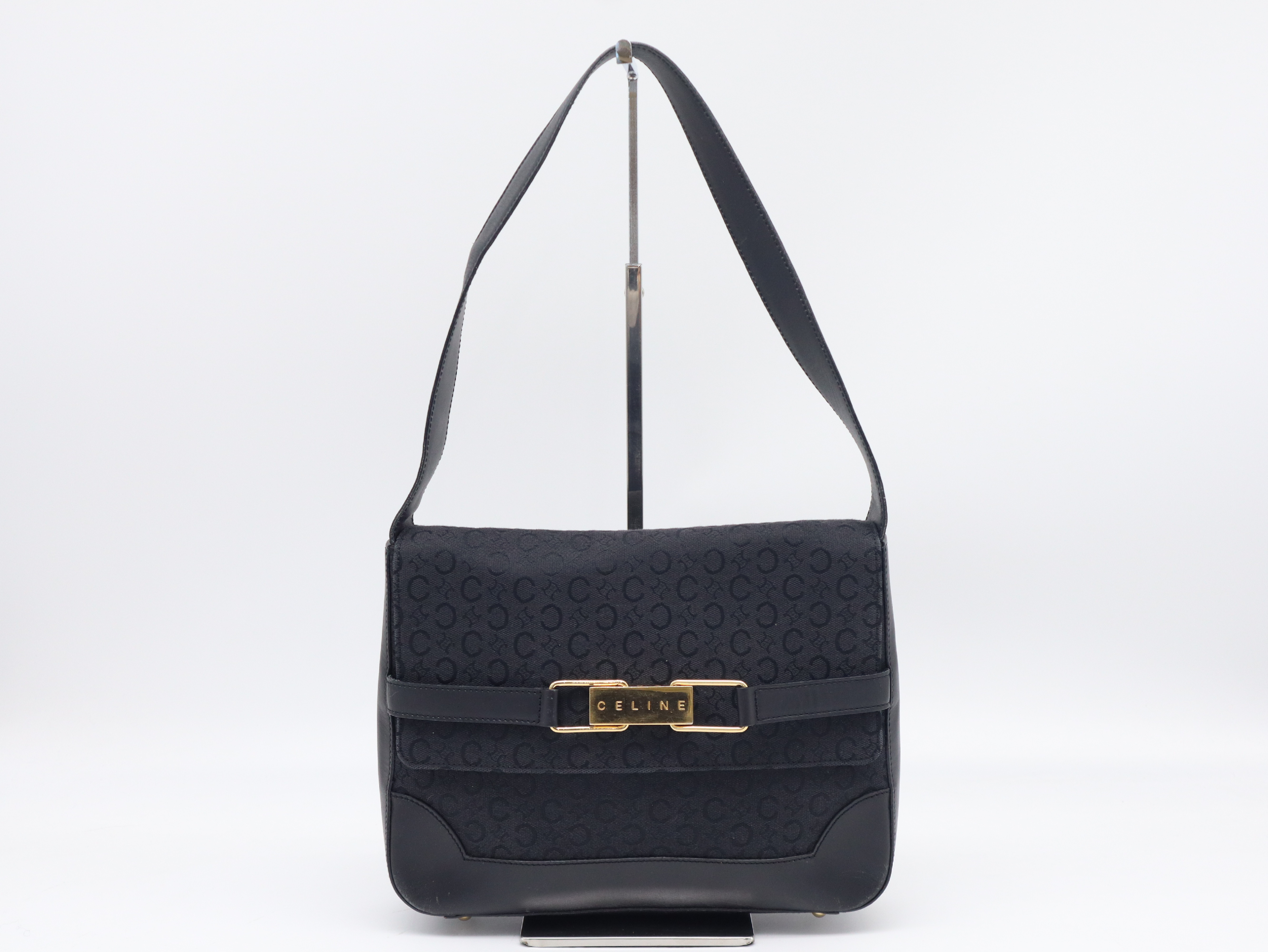 C Macadam Black Shoulder Bag