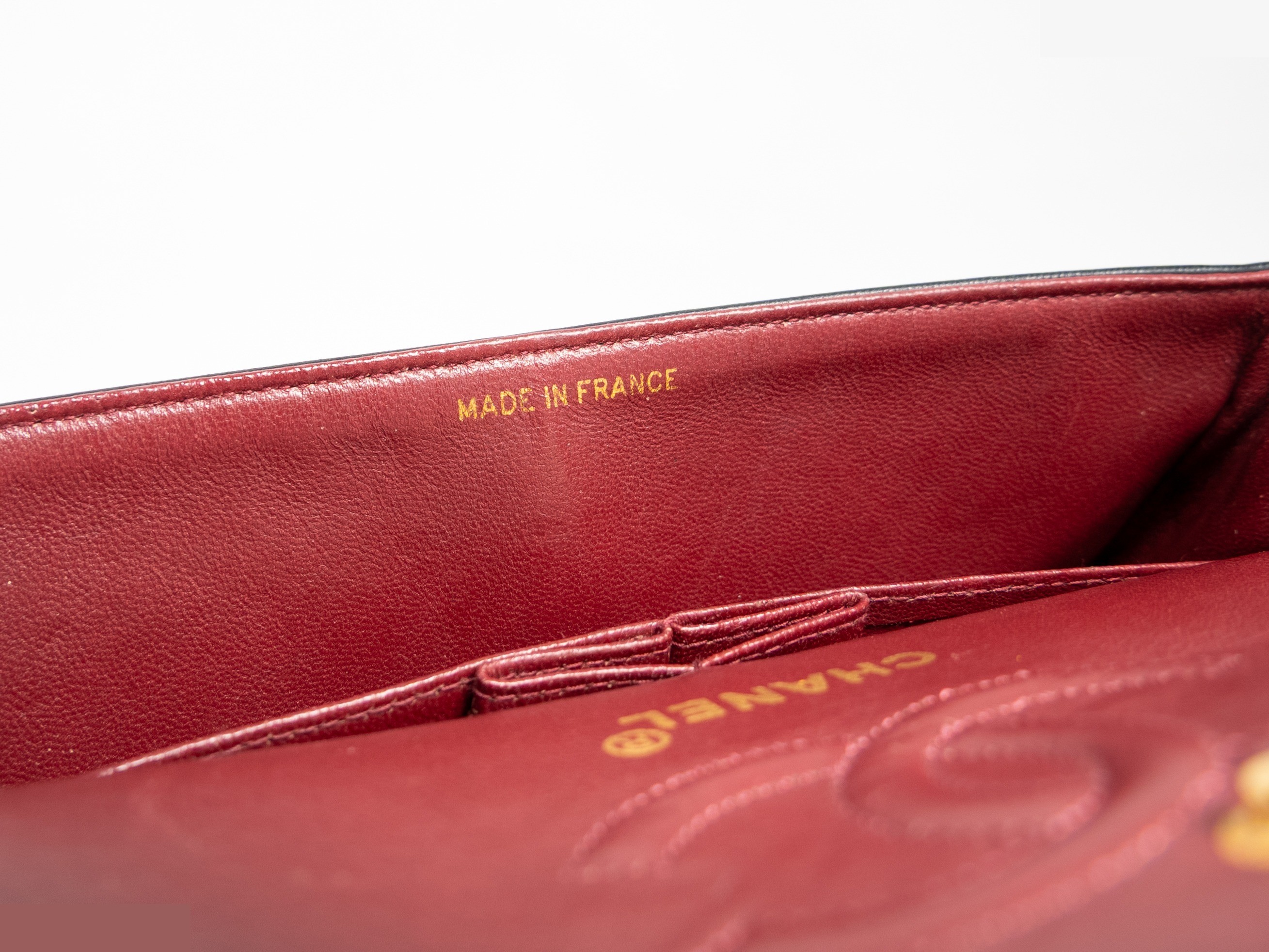 Matelassé double flap double chain lambskin black — view 11