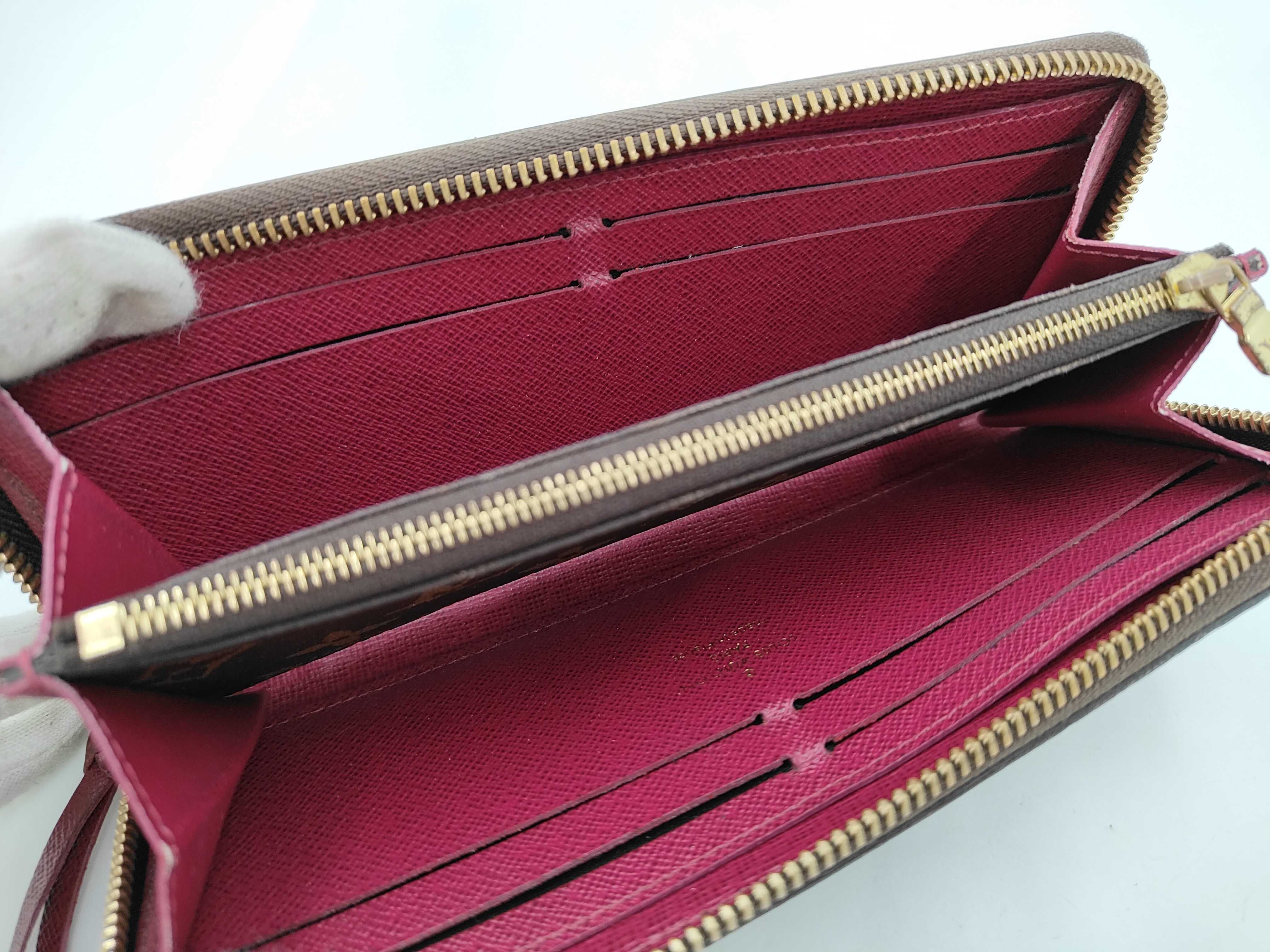 Monogram Portefeuille Clemence Fuchsia IC Chip Wallet — view 7