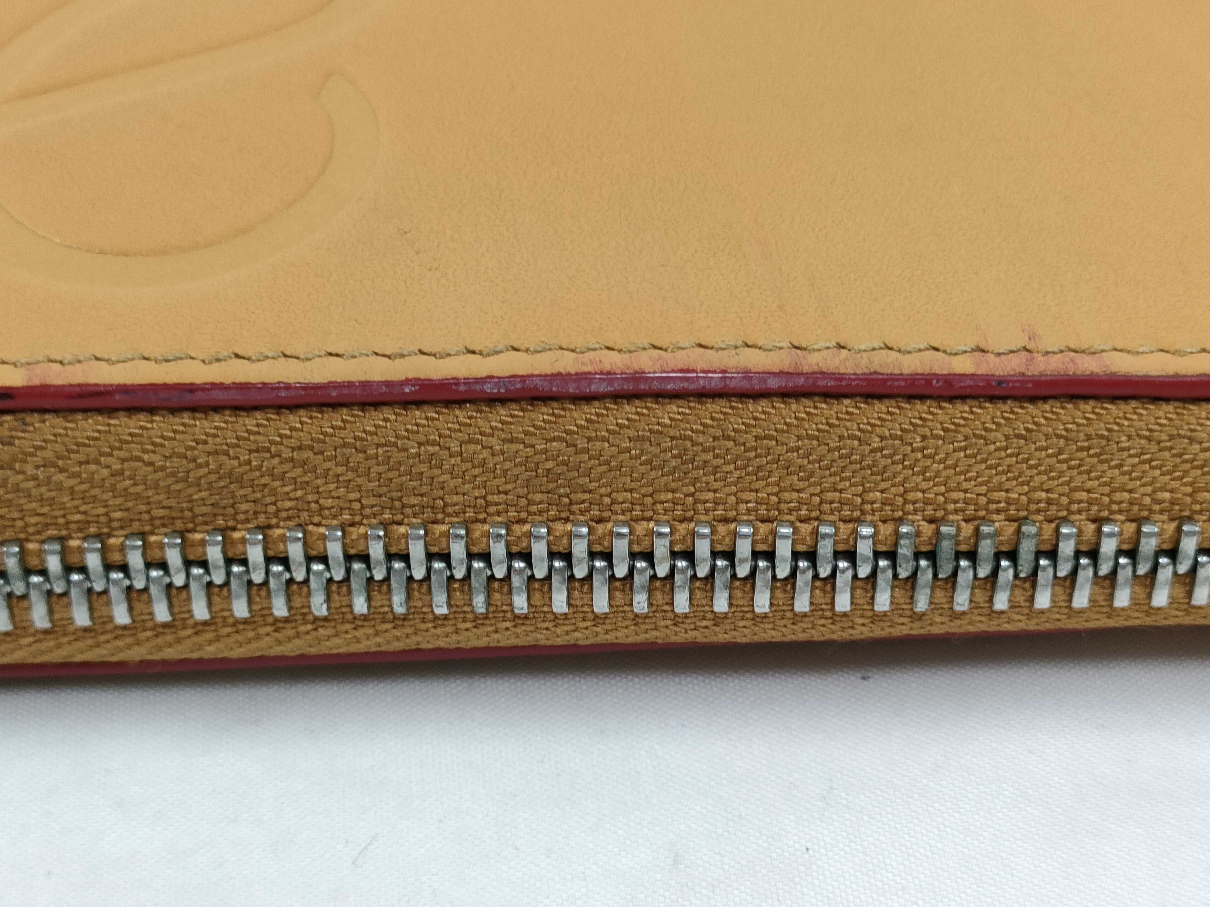 round zipper long wallet — view 7