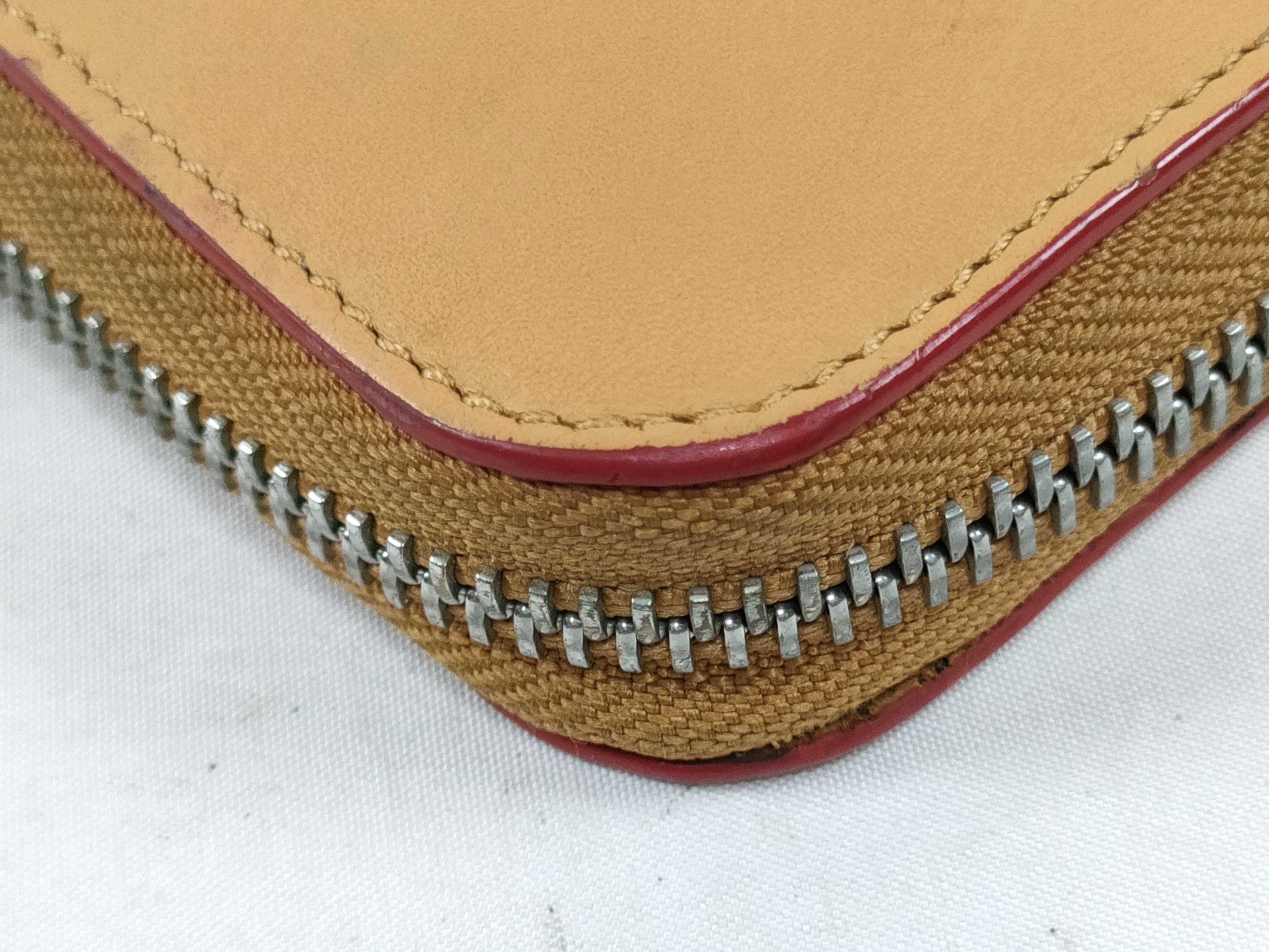 round zipper long wallet — view 8
