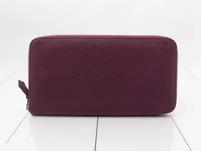 Wallet, "Azap" Long, Togo Leather, Anemone, P Hardware, T Stamp