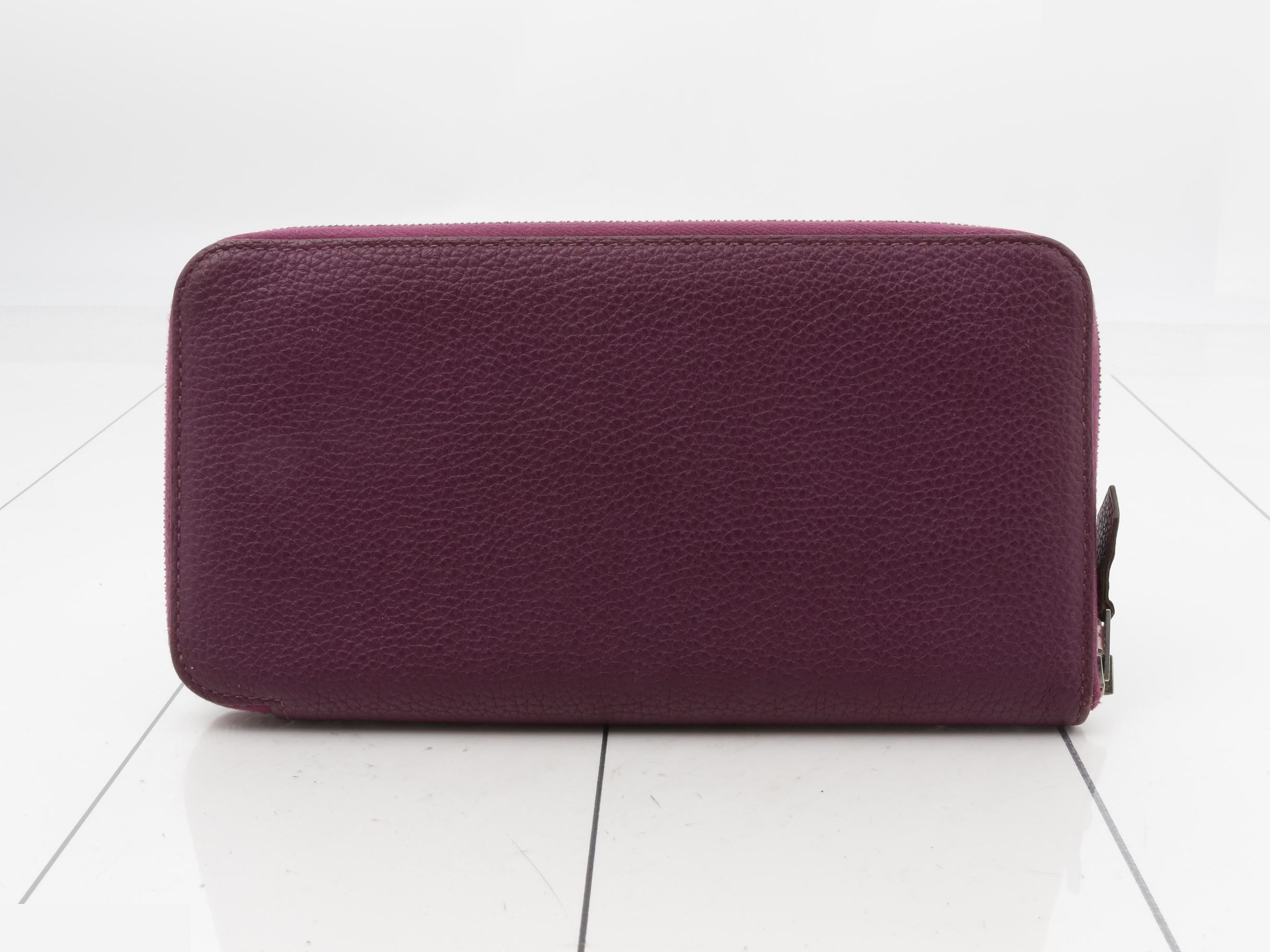 Wallet, "Azap" Long, Togo Leather, Anemone, P Hardware, T Stamp — view 2