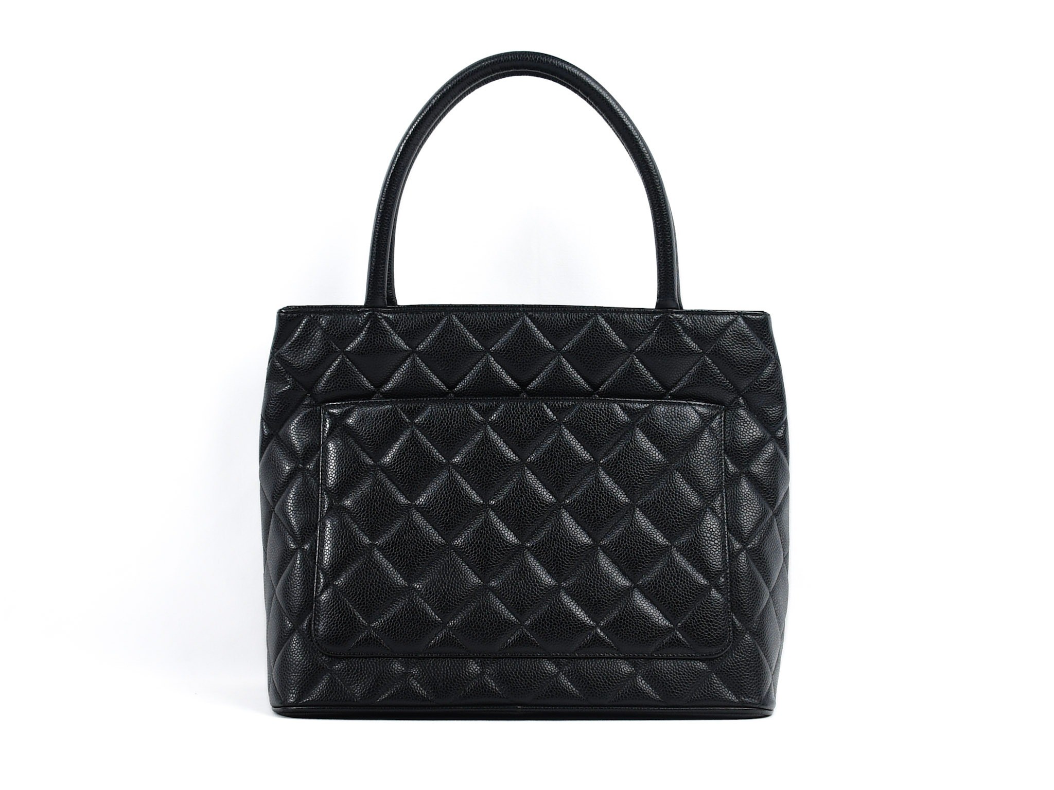 Reissue tote bag, caviar leather, serial number 10s, silver hardware. — view 3