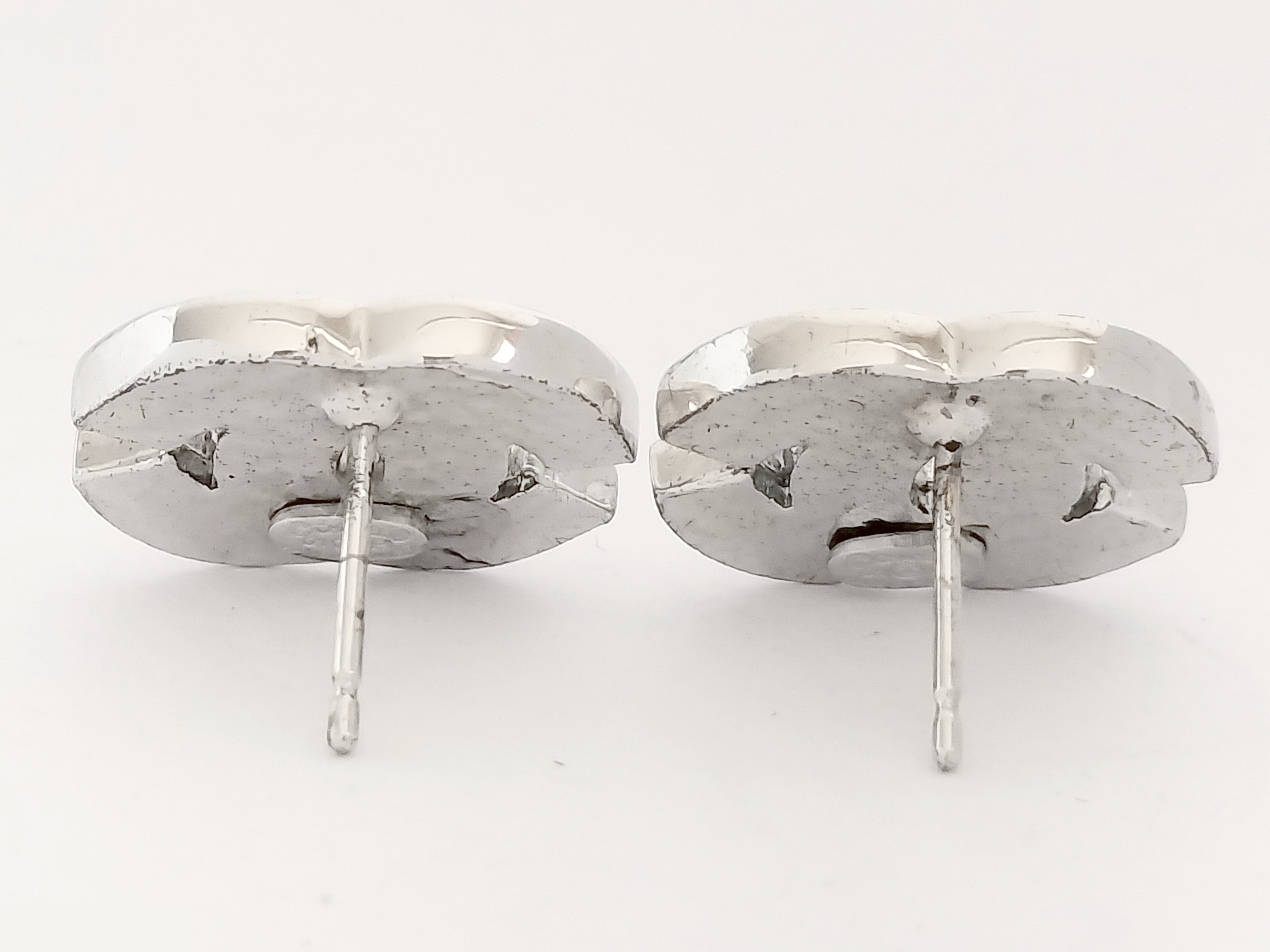 Coco Rhinestone Silver Earrings 01P — view 4