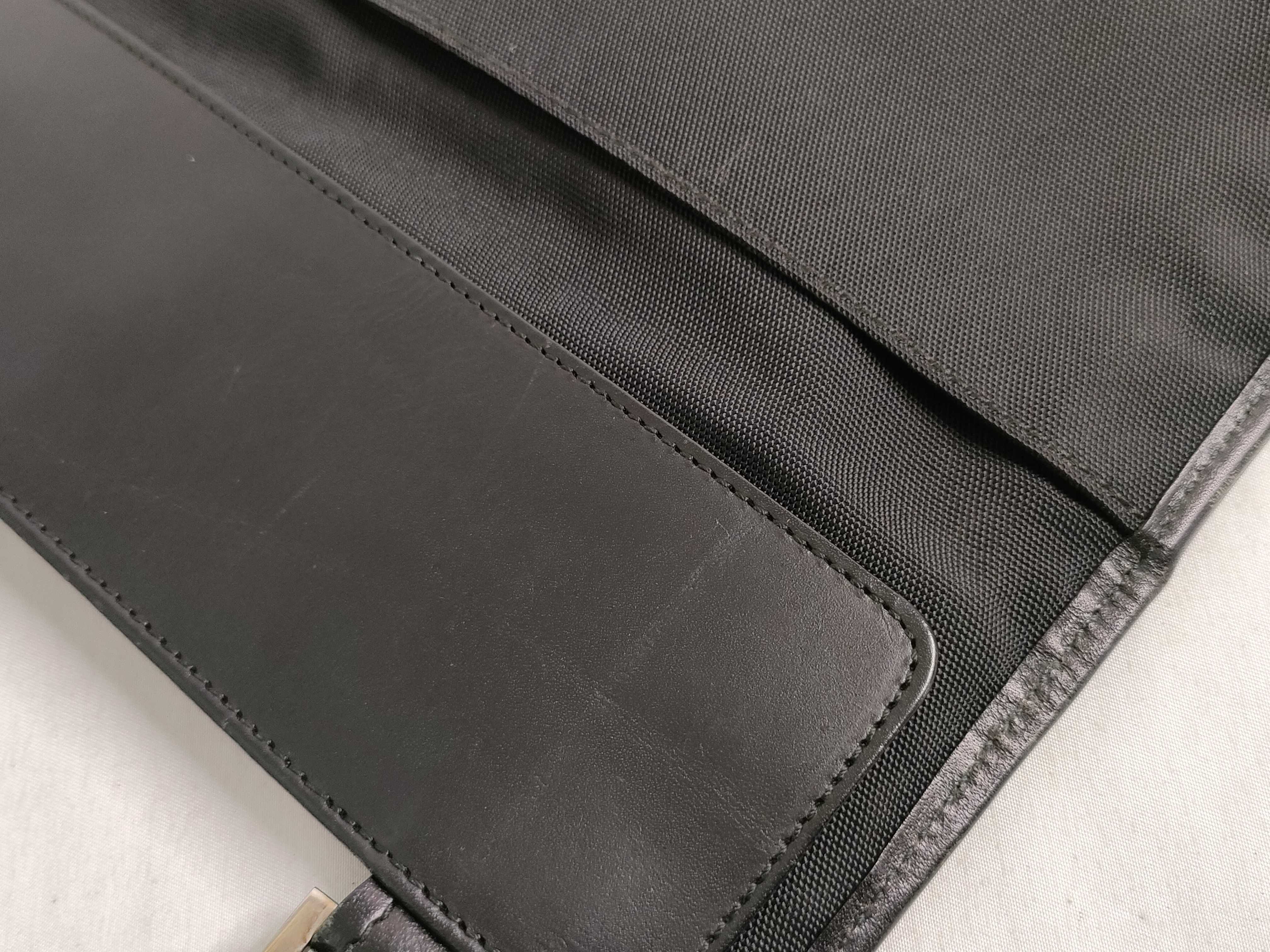 019 0348 Shoulder Bag Nylon Leather Black Shoulder Bag — view 14