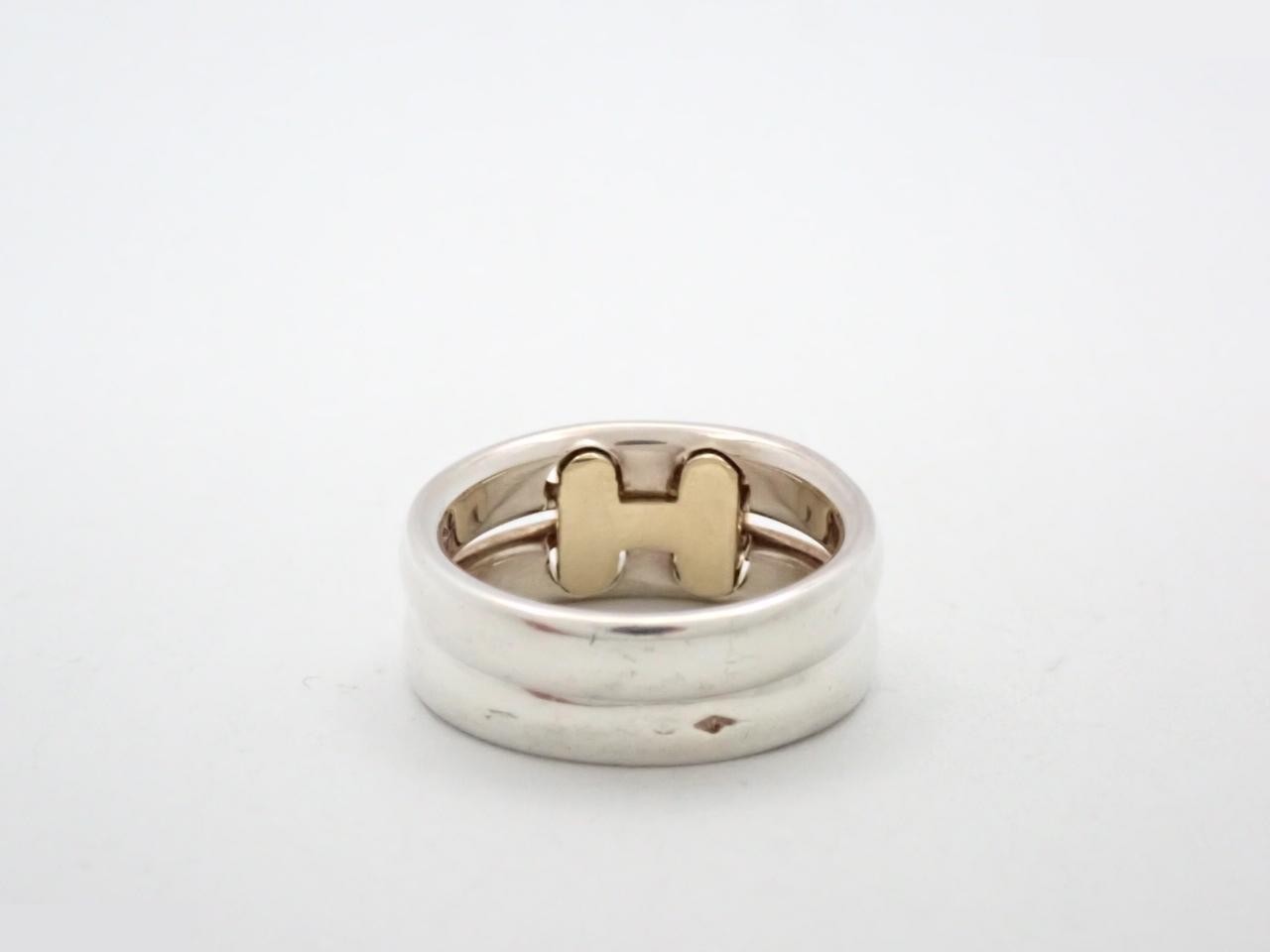 Olympe 925 x 750 mm / 8.3 g Combination Ring, Engraved 51, Actual Size #10 — view 2