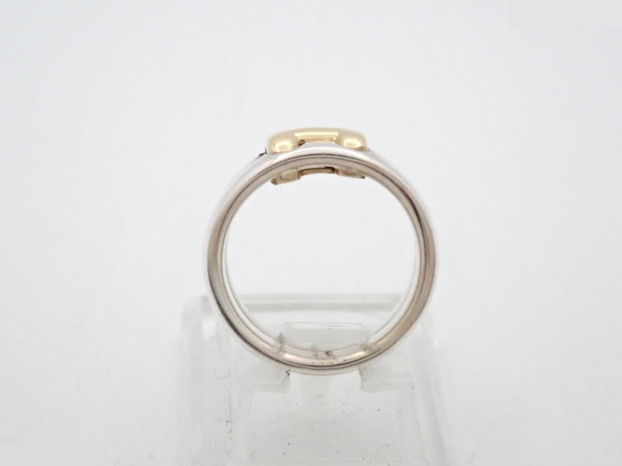 Olympe 925 x 750 mm / 8.3 g Combination Ring, Engraved 51, Actual Size #10 — view 3