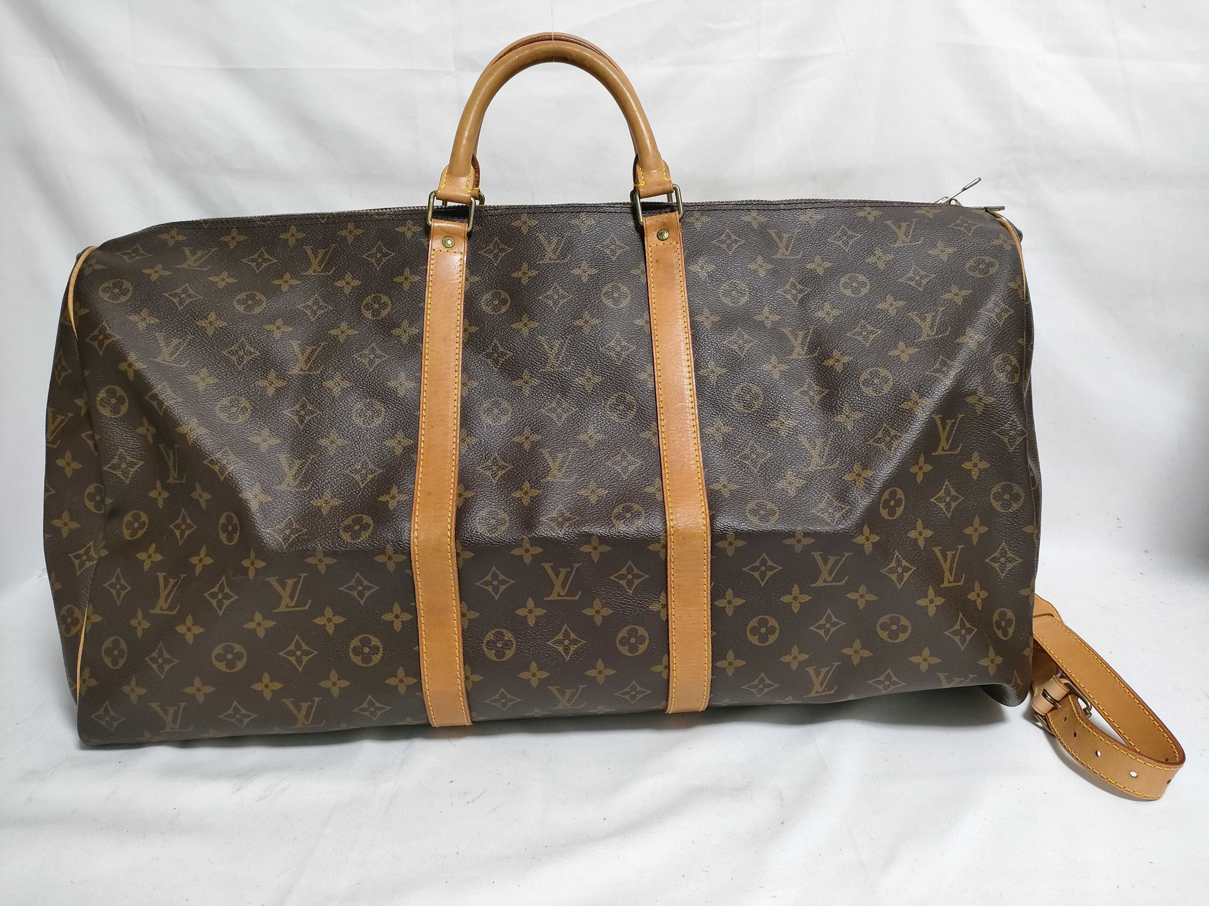 Monogram M41412 Keepall Bandoulière 60 Boston Bag