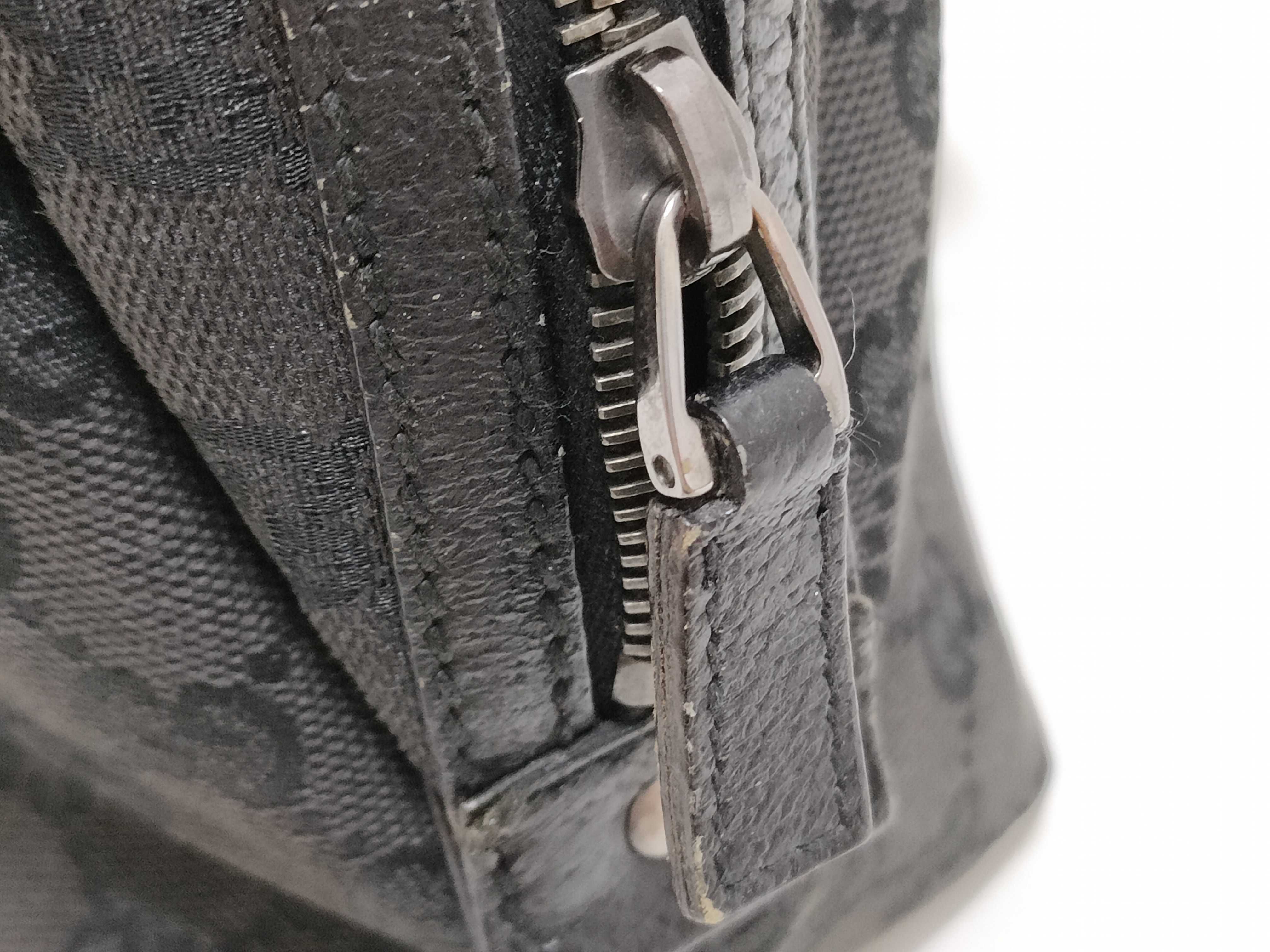 GG Canvas Boston Bag Leather Black Handbag (113009) — view 13