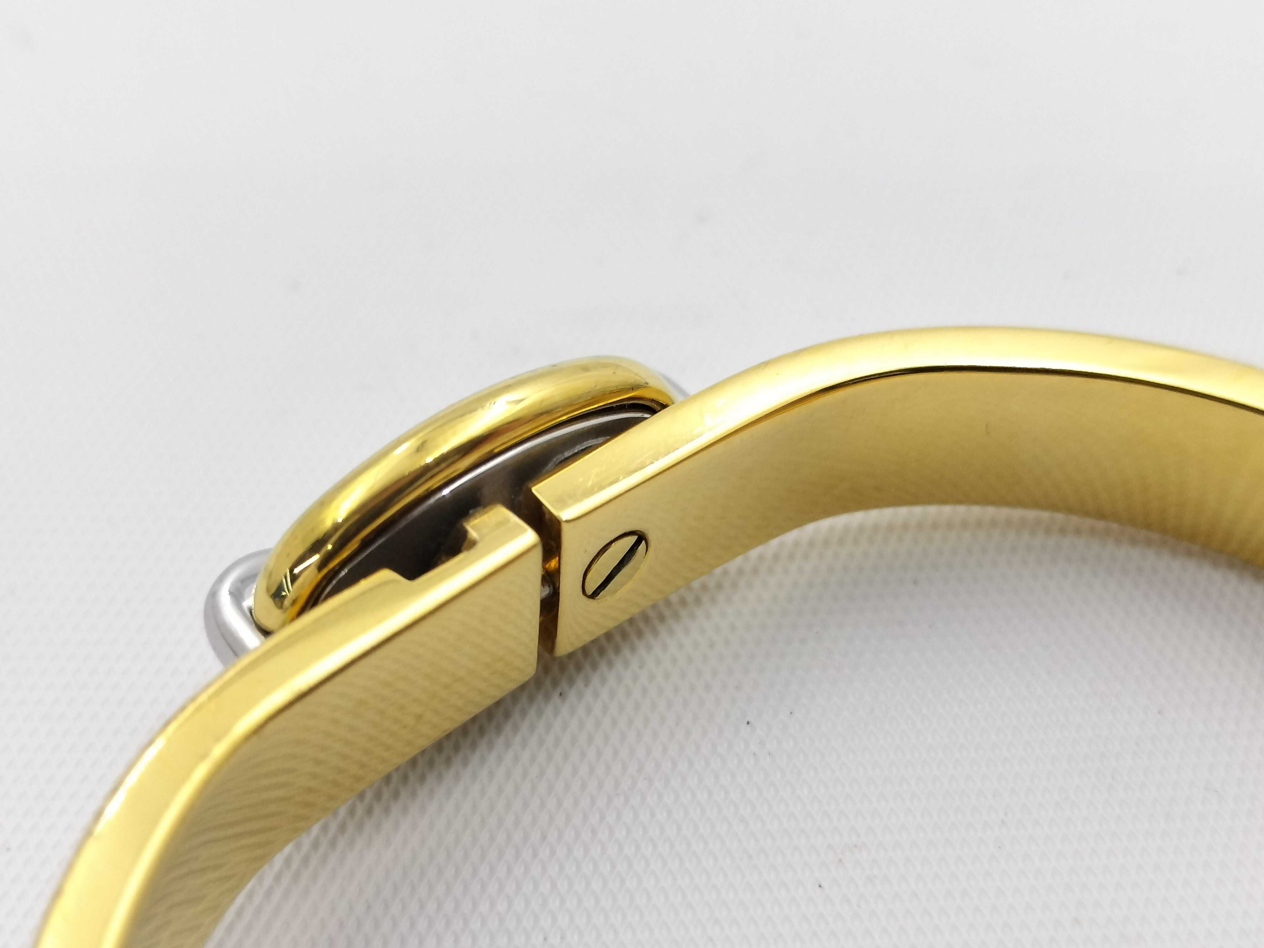 Chaine d'Ancre Mini Click Bangle Enamel Green Gold GP Bracelet/Bangle — view 7