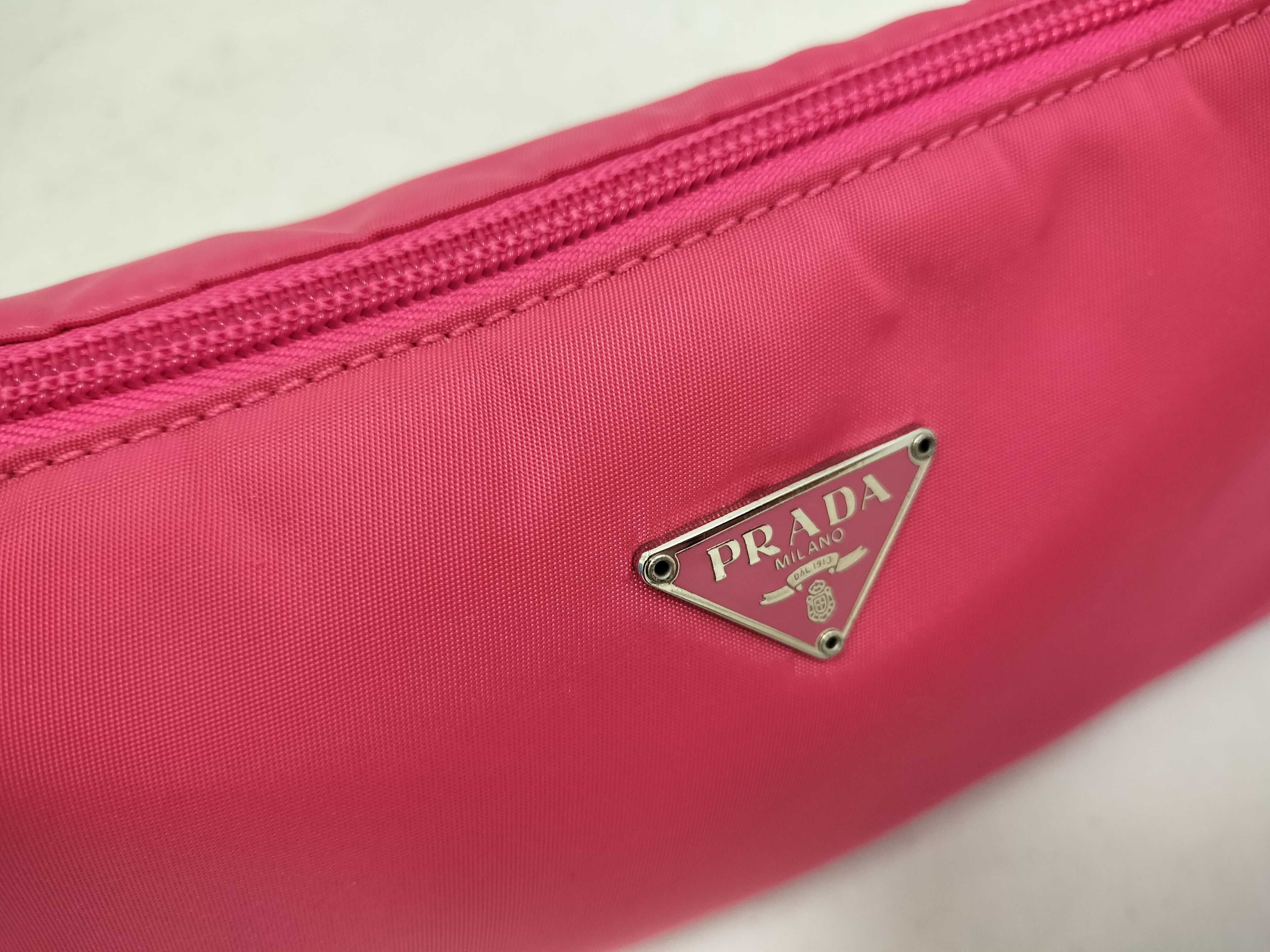 Nylon Accessory Pouch Nylon Pink Handbag — view 13