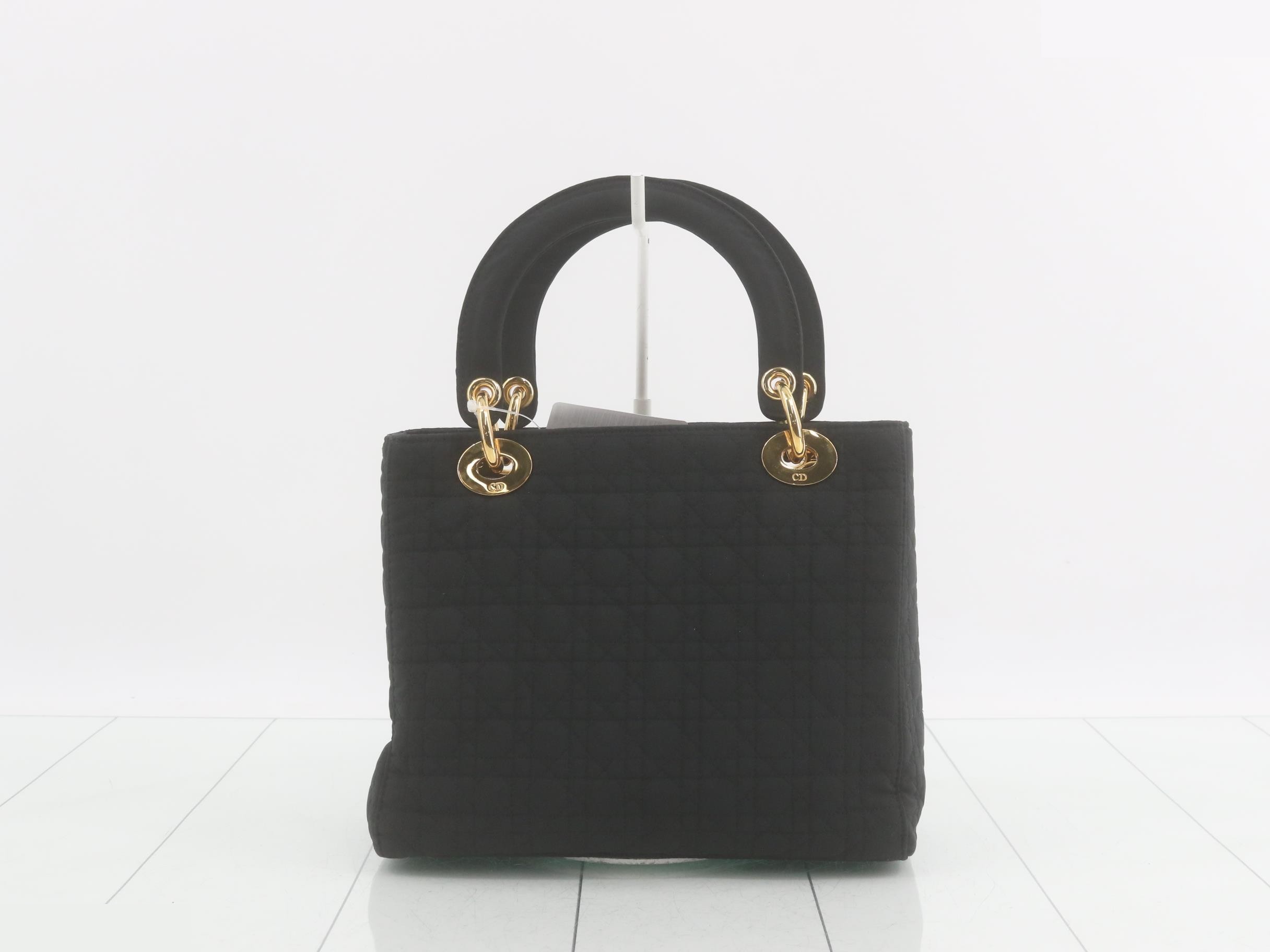 Lady Dior Cannage Nylon Handbag — view 2