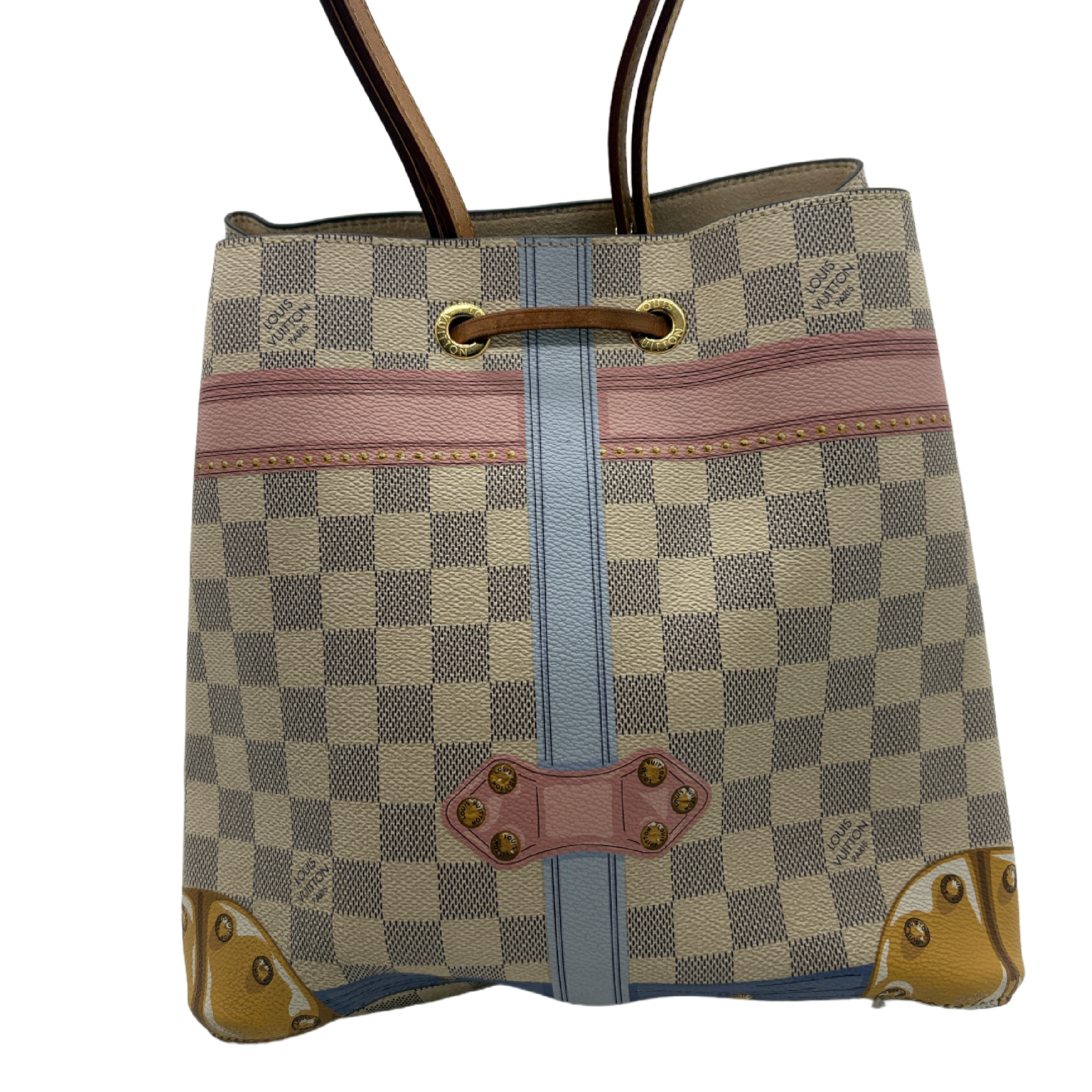 NeoNoe Damier Azur Summer Trunk Shoulder Bag — view 2