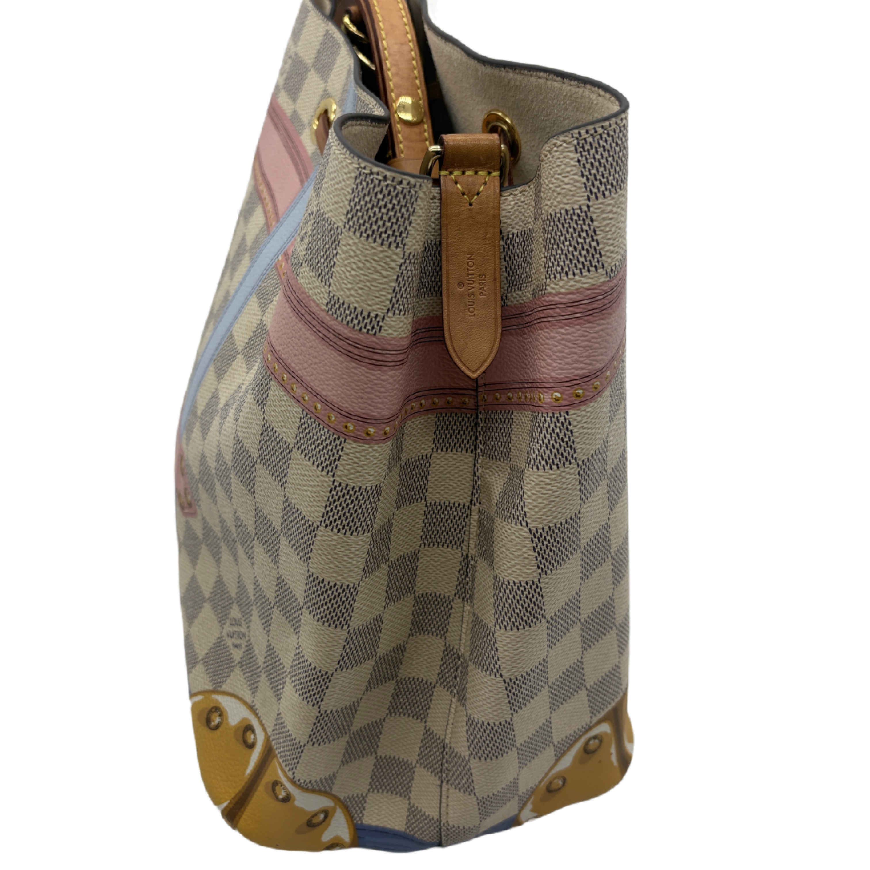 NeoNoe Damier Azur Summer Trunk Shoulder Bag — view 3