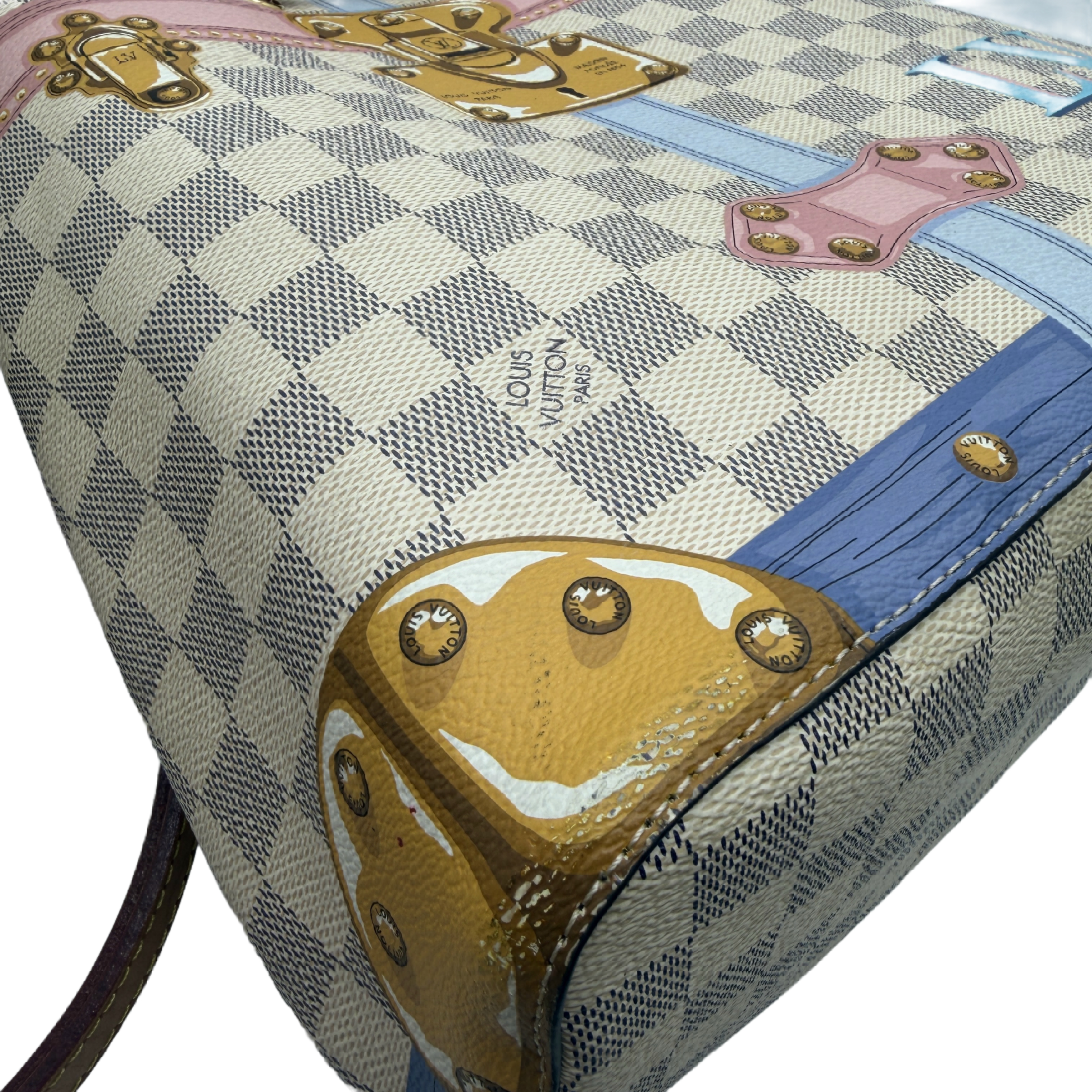 NeoNoe Damier Azur Summer Trunk Shoulder Bag — view 5