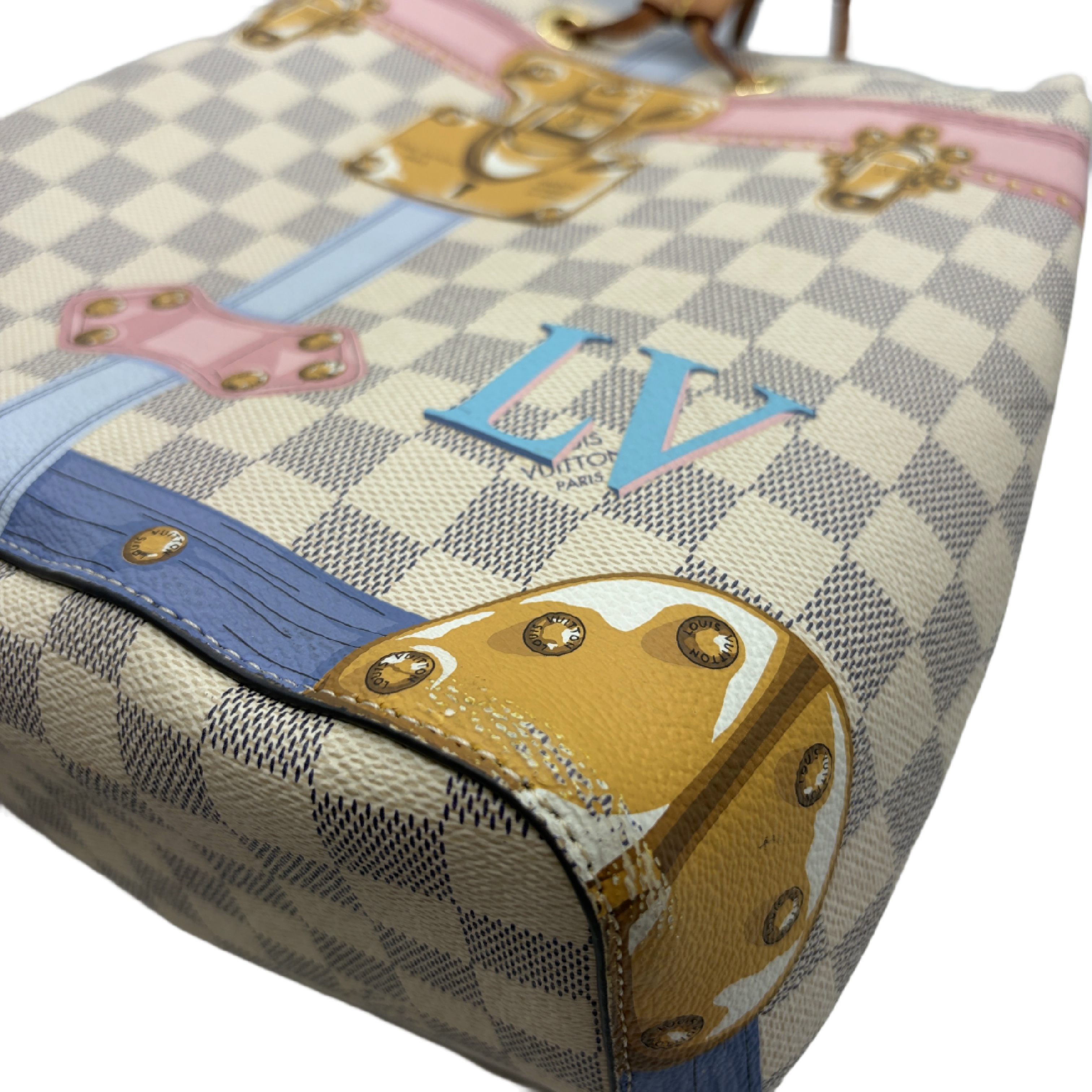 NeoNoe Damier Azur Summer Trunk Shoulder Bag — view 7