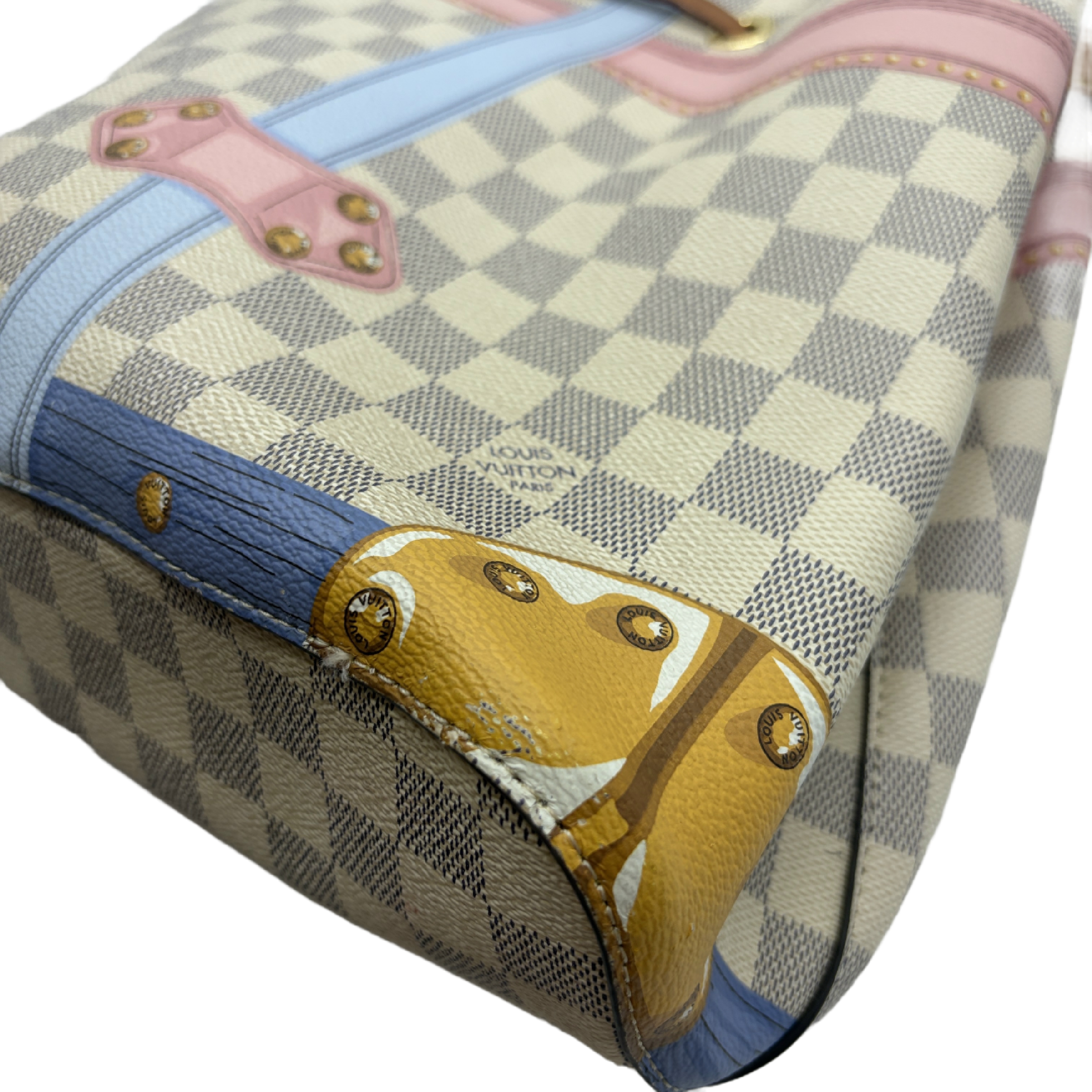 NeoNoe Damier Azur Summer Trunk Shoulder Bag — view 9