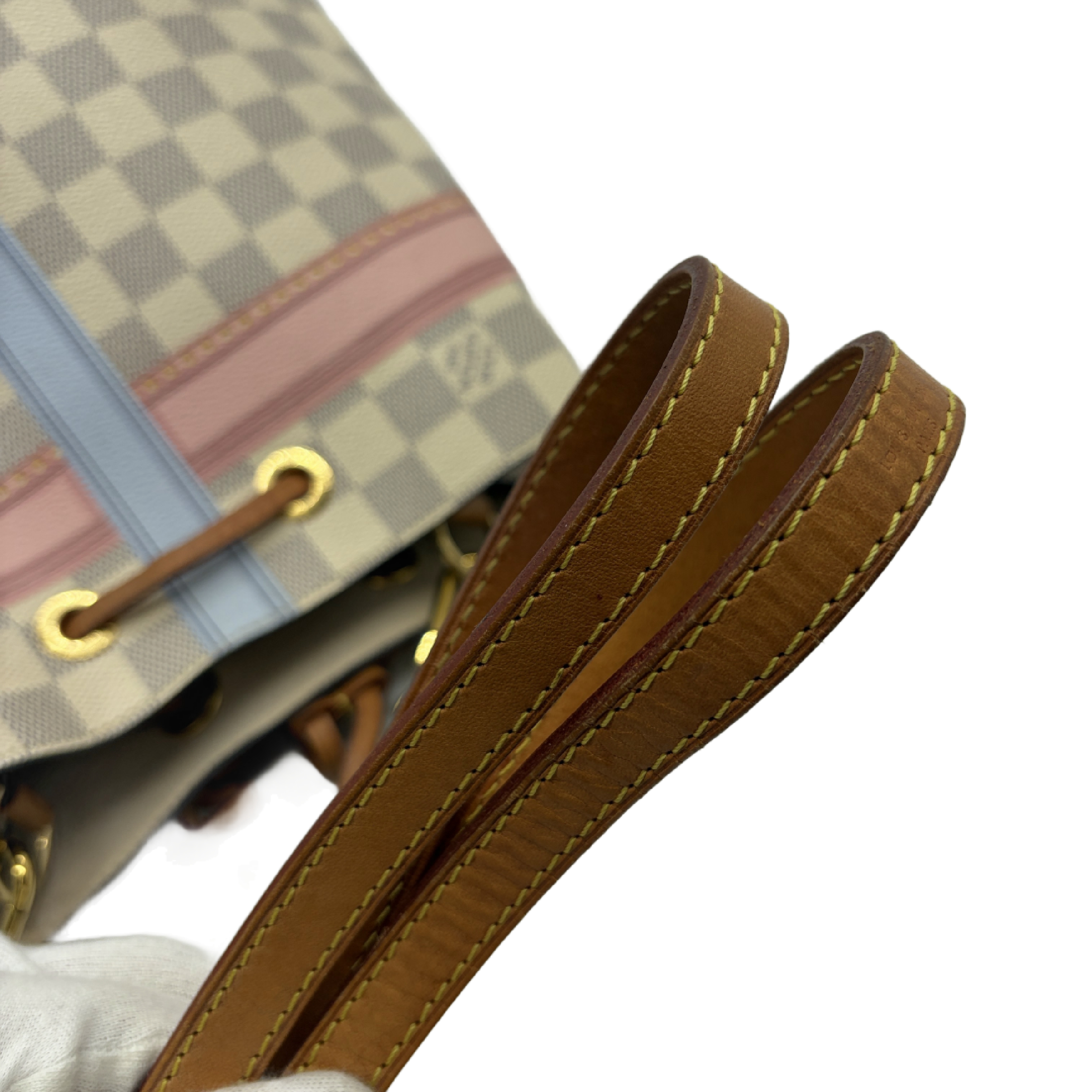NeoNoe Damier Azur Summer Trunk Shoulder Bag — view 10