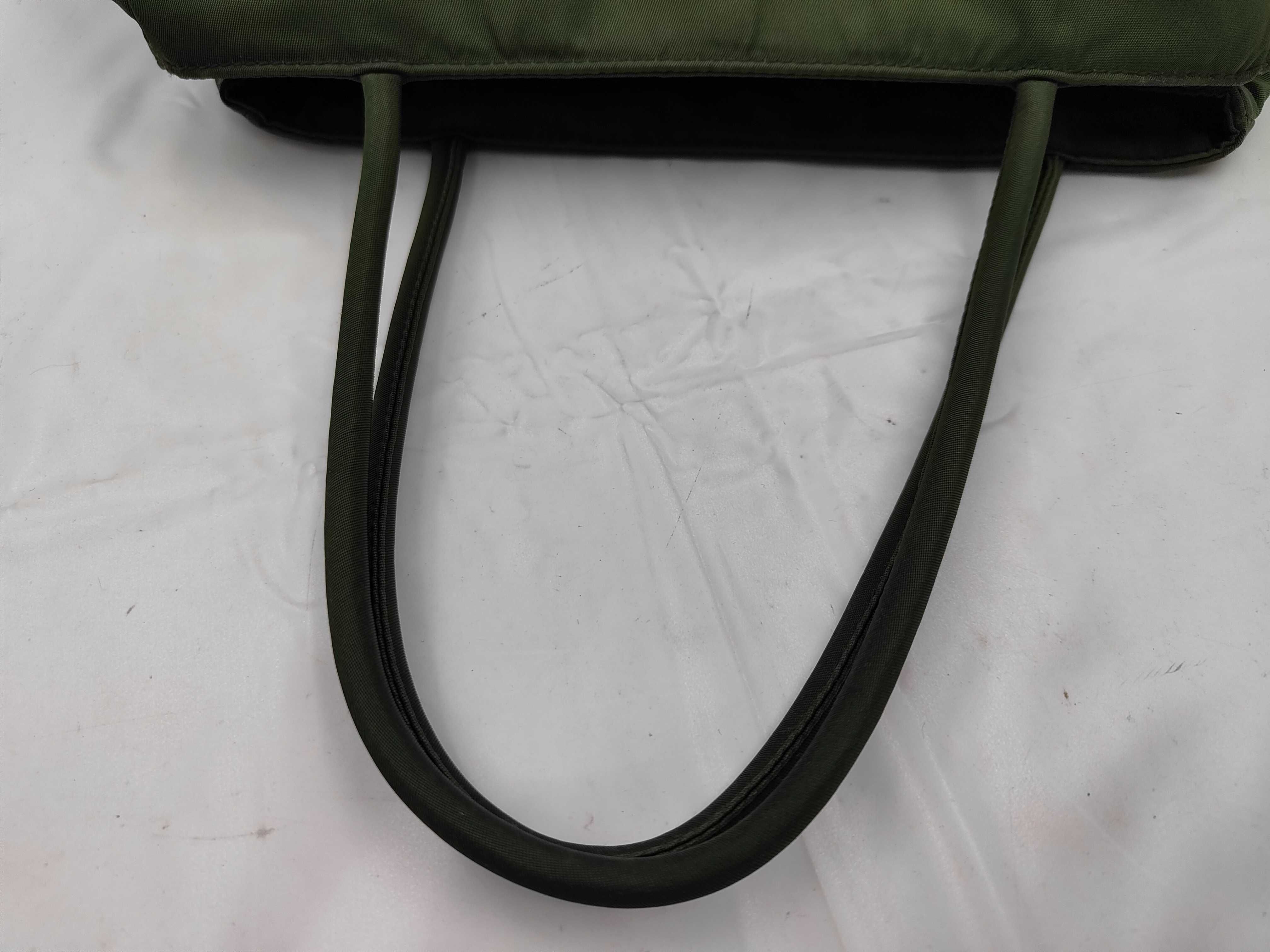Nylon Handbag, Green/Olive — view 3
