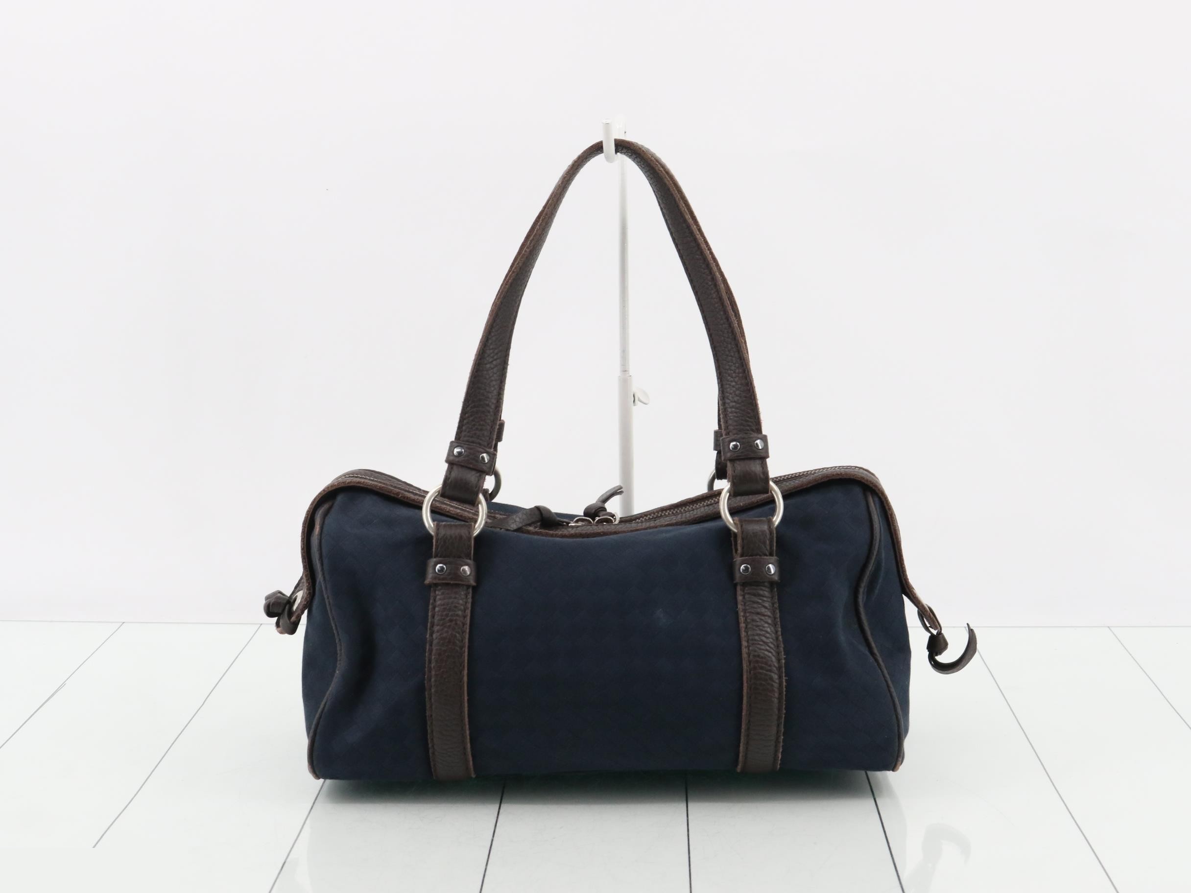 Intrecciato (bag) - Handbag - Navy — view 2