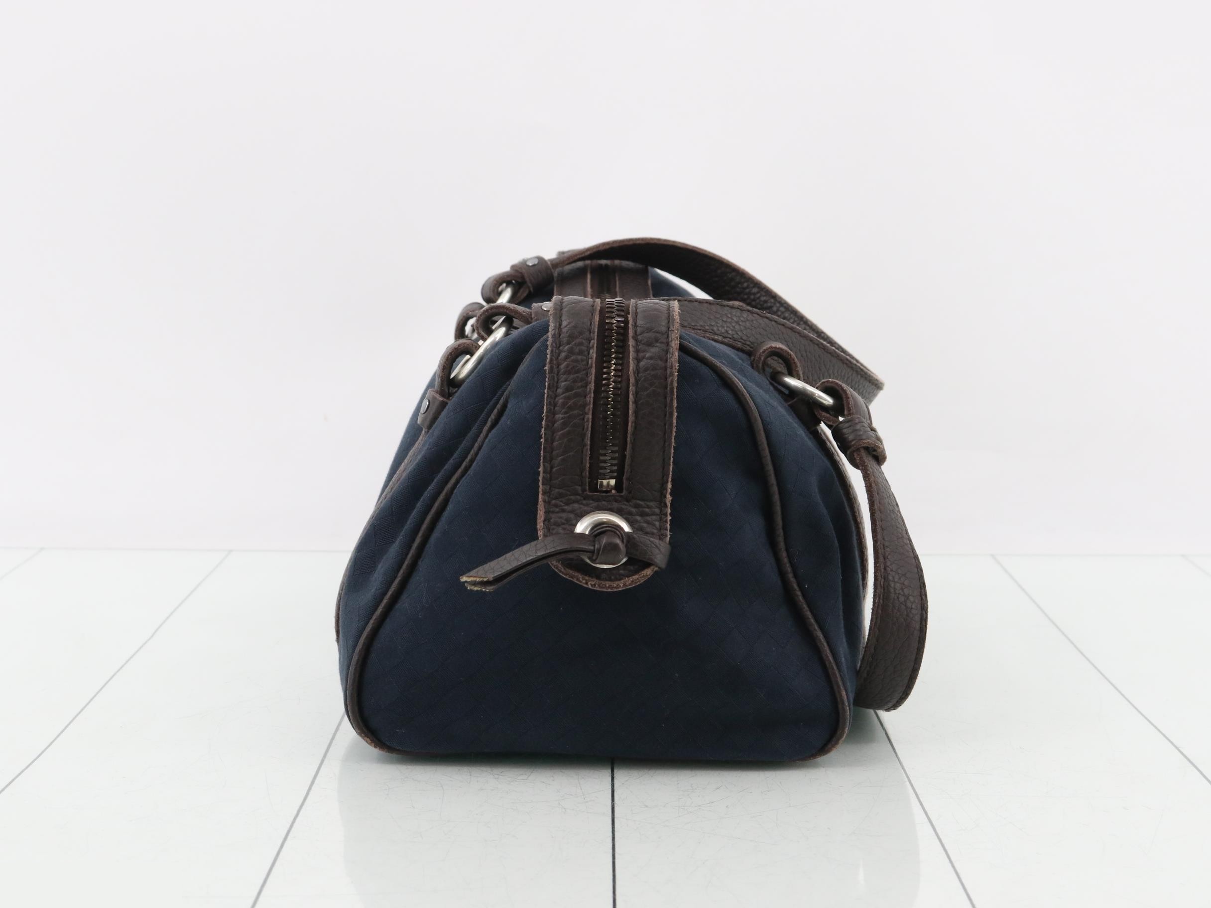 Intrecciato (bag) - Handbag - Navy — view 3
