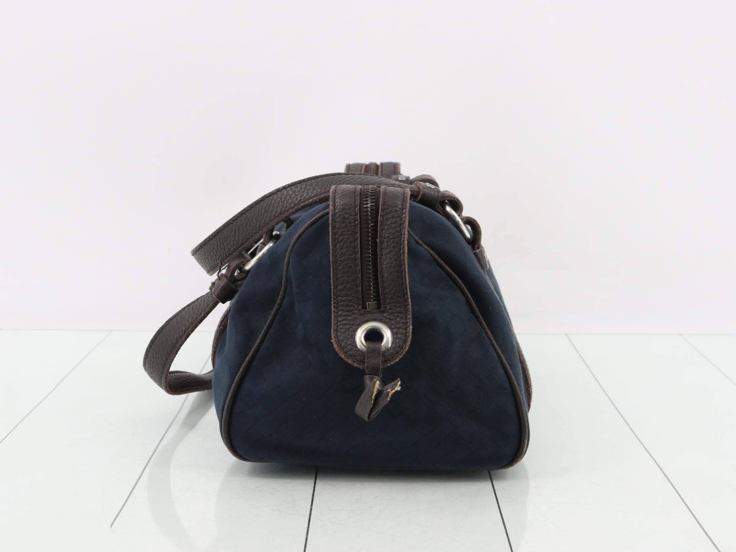 Intrecciato (bag) - Handbag - Navy — view 4