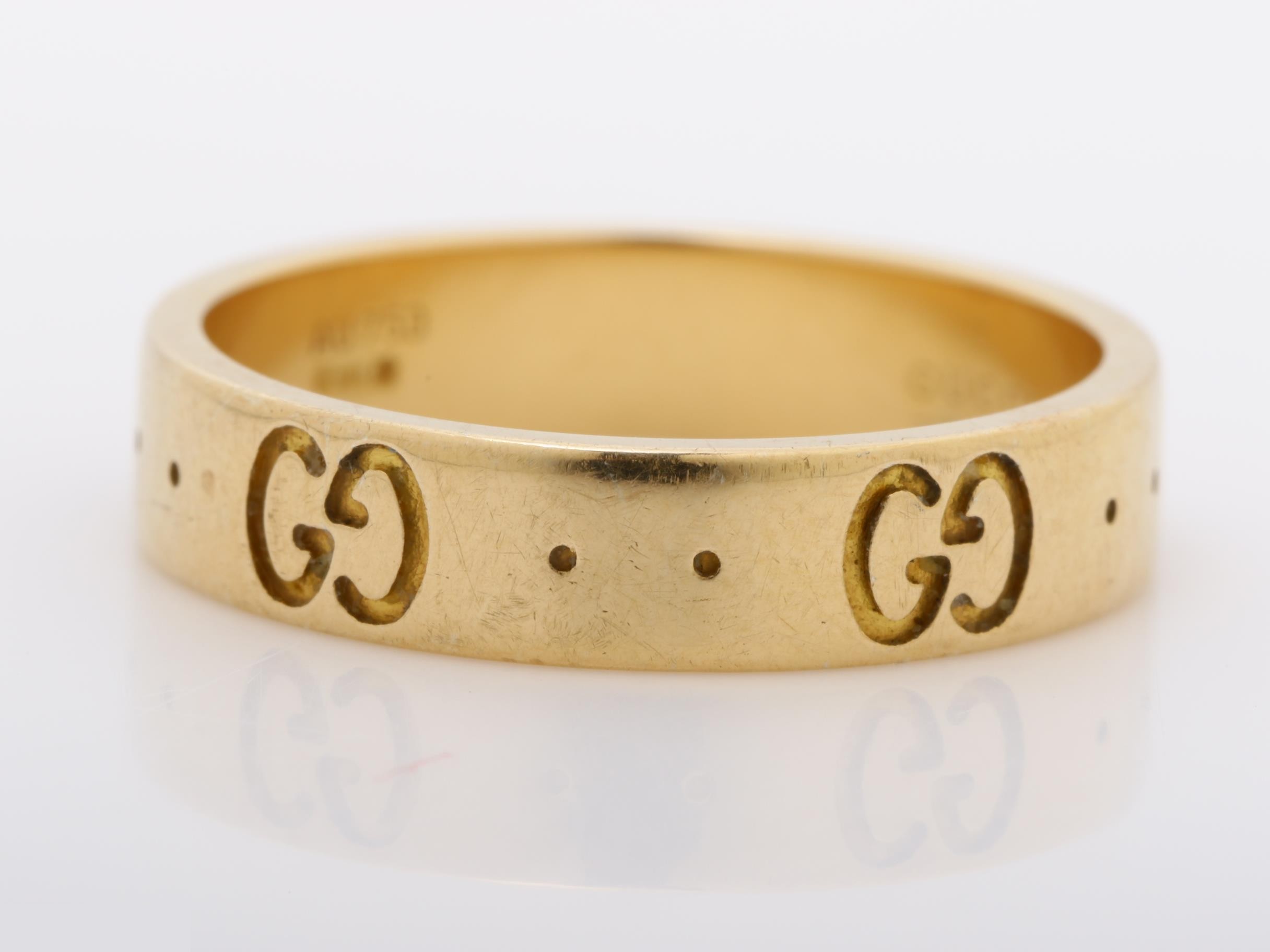 K18PG Icon Ring, 3.5g, Size #10 — view 3