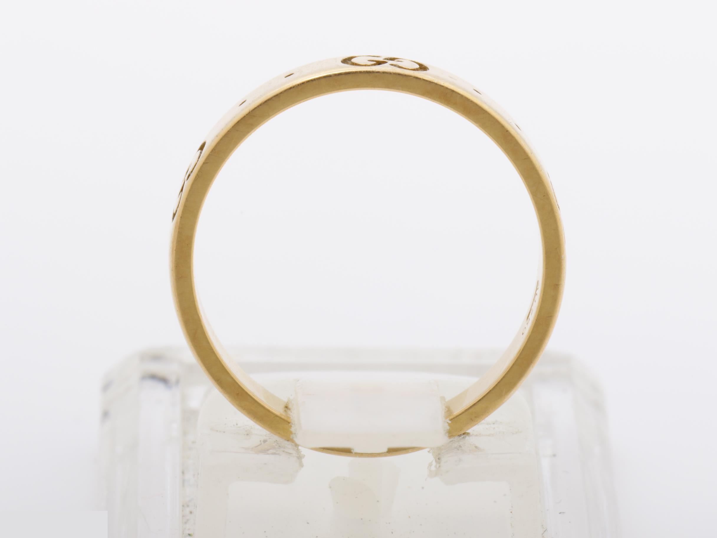 K18PG Icon Ring, 3.5g, Size #10 — view 5