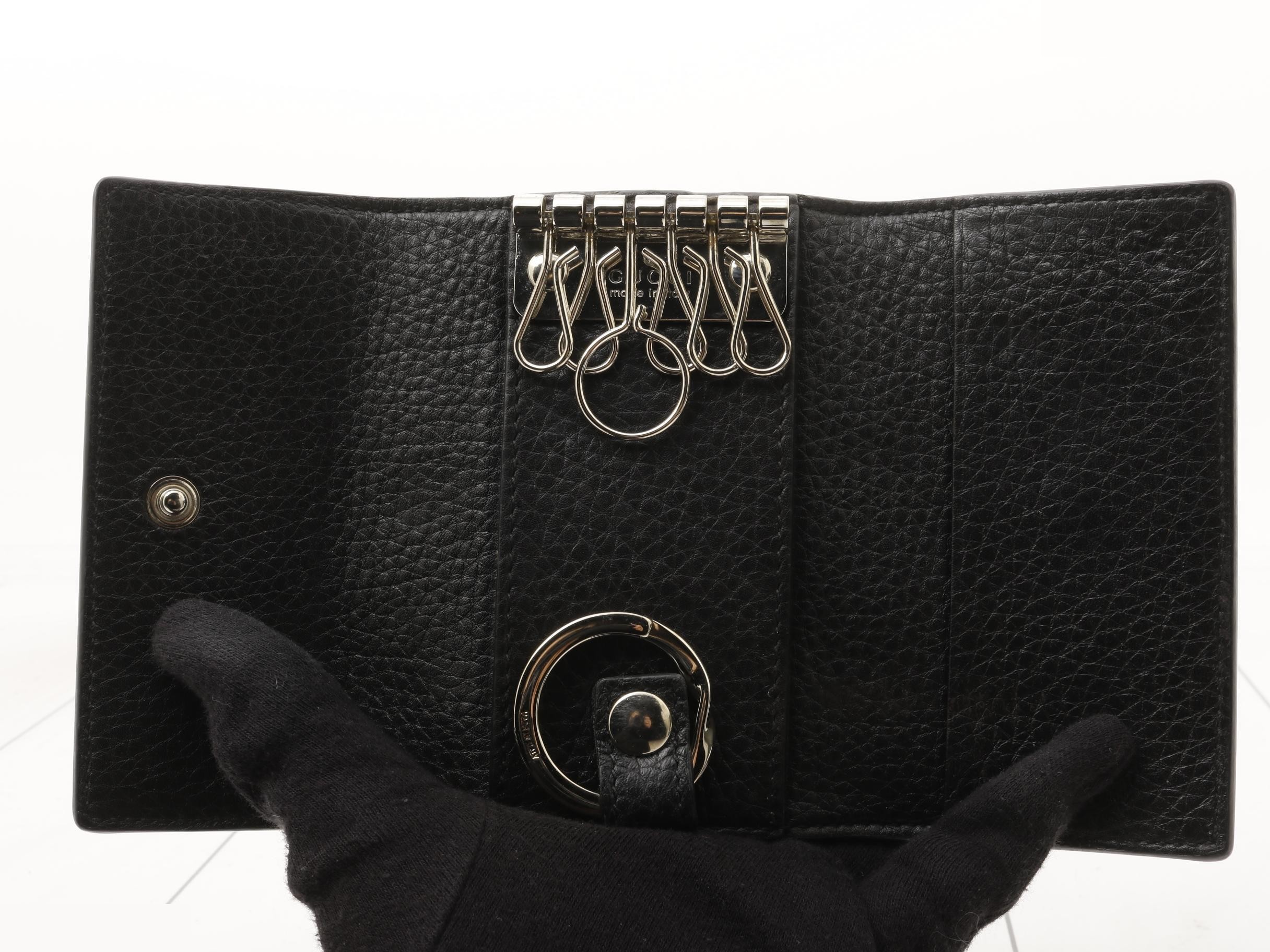 GG Metal Leather Key Case — view 4