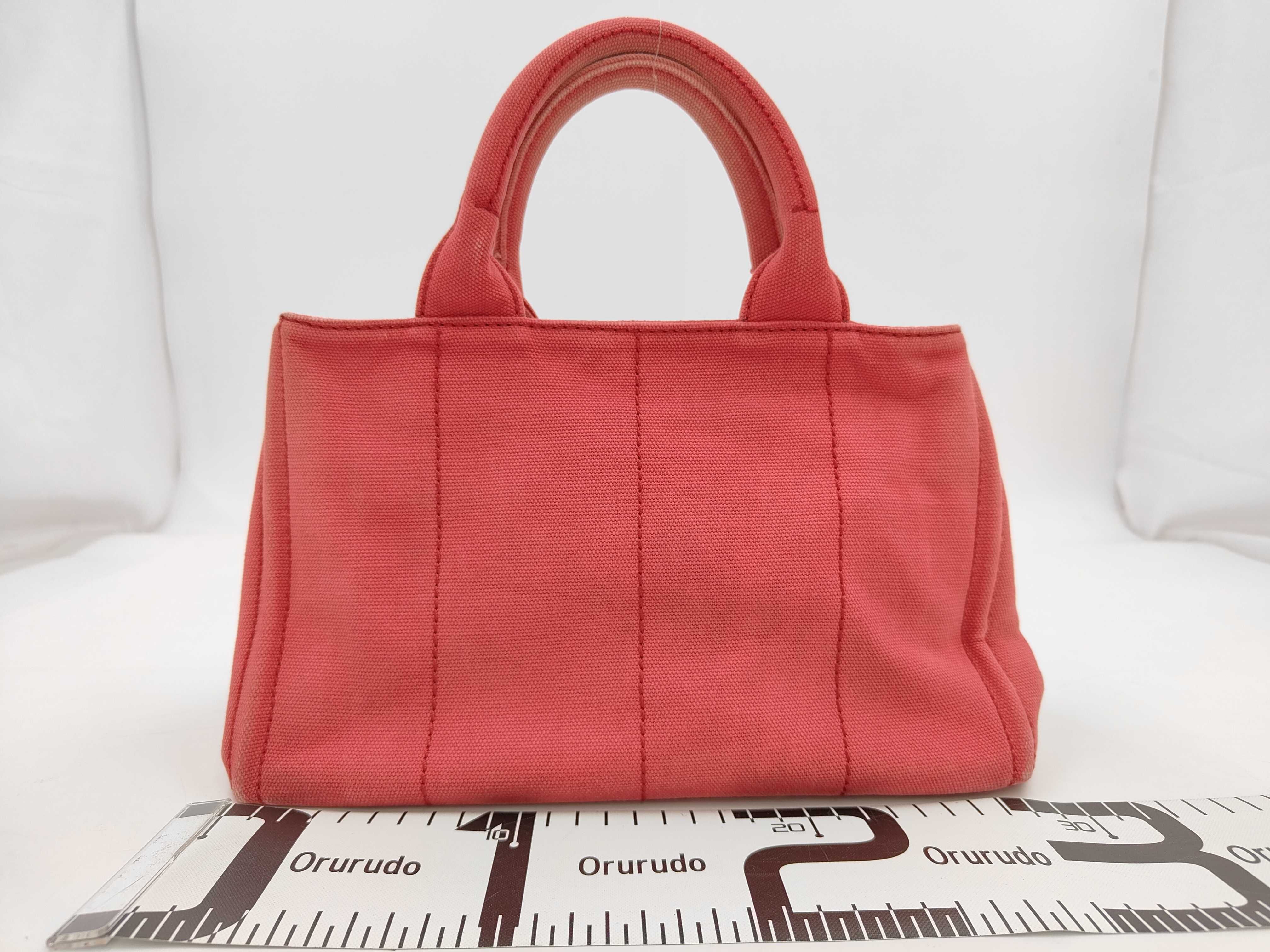 BN1877 Canvas Canapa Tote Pink Tote Bag — view 2